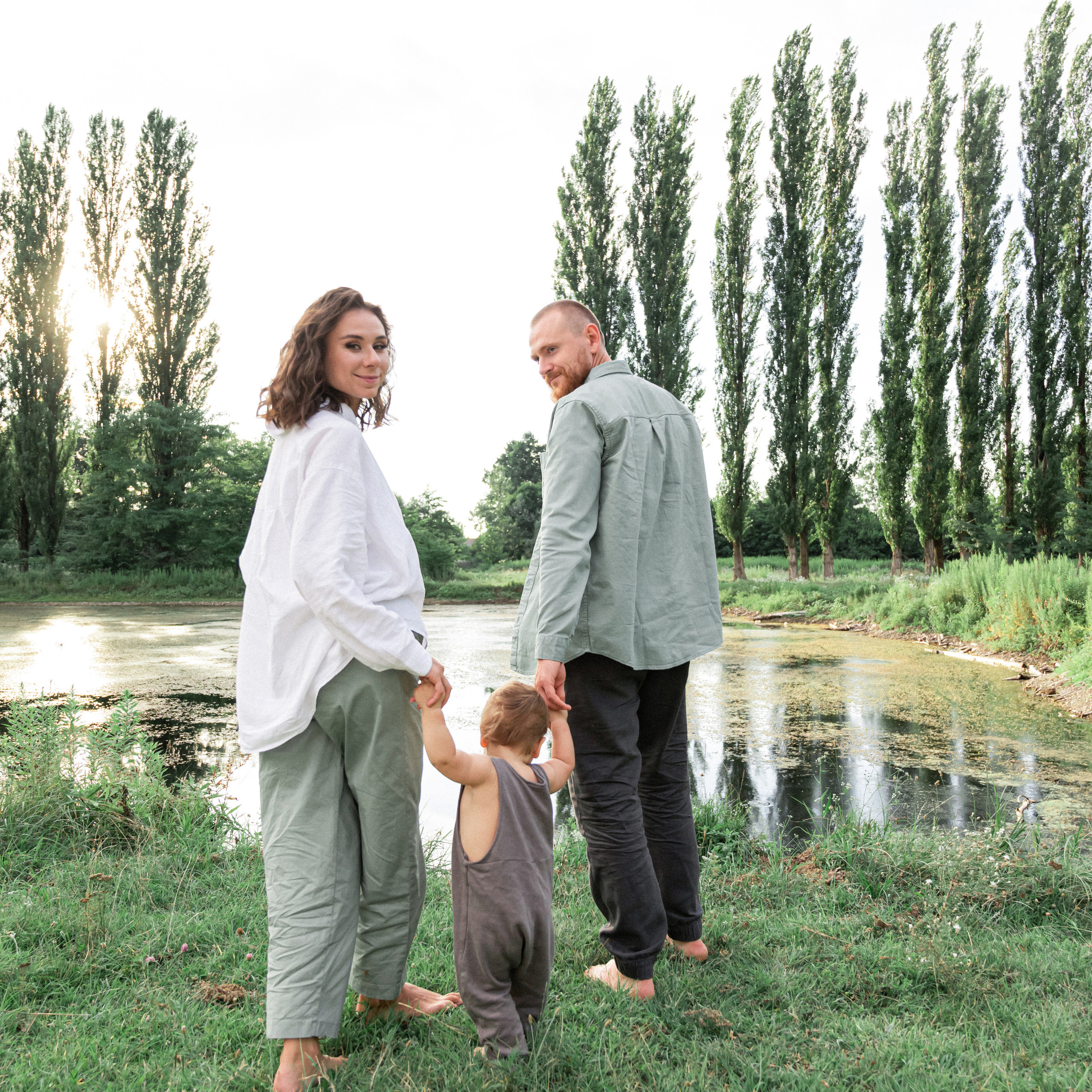 Андрей, Анжелика и маленький Лука. Свадебный фотограф в Краснодарском крае