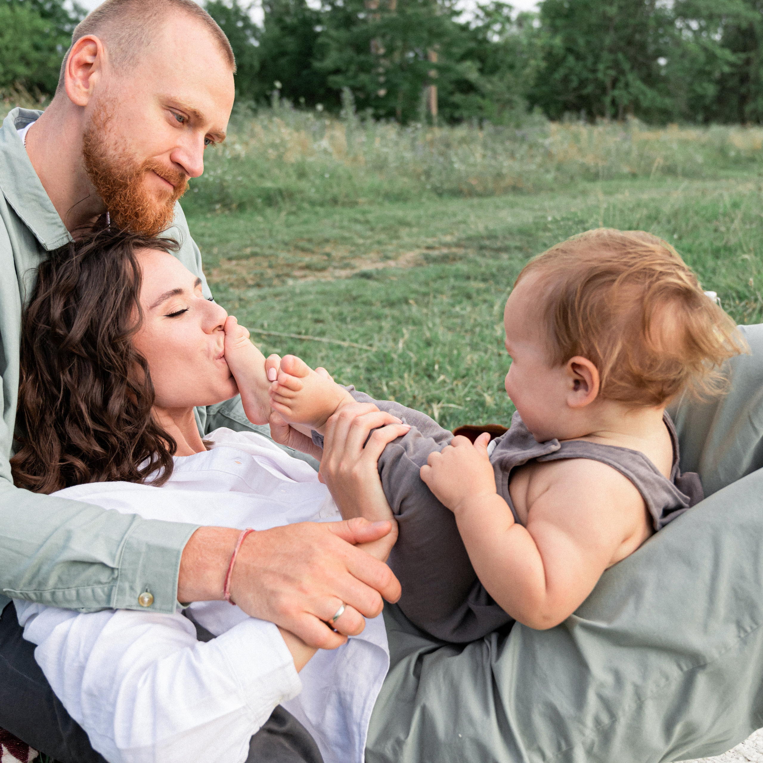 Андрей, Анжелика и маленький Лука. Свадебный фотограф в Краснодарском крае