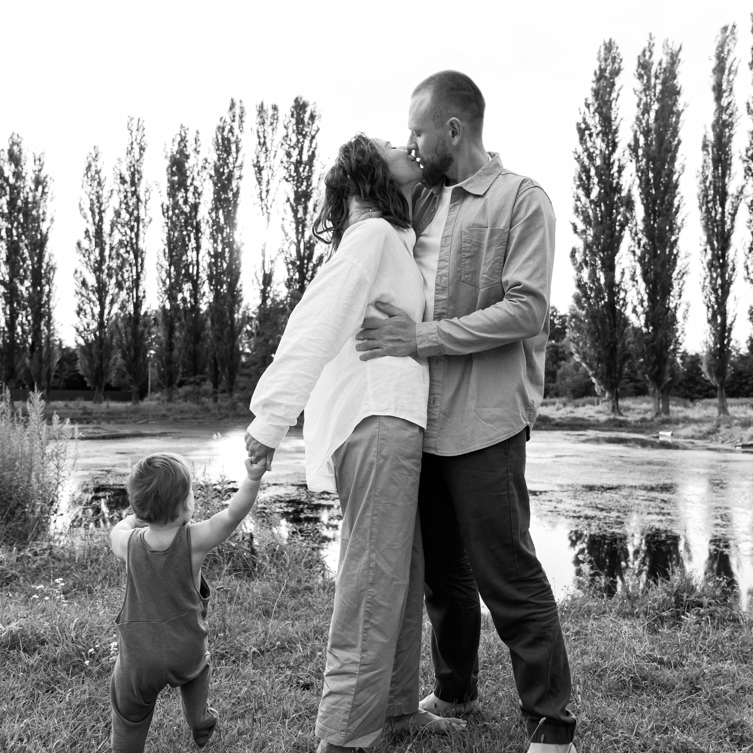 Андрей, Анжелика и маленький Лука. Свадебный фотограф в Краснодарском крае