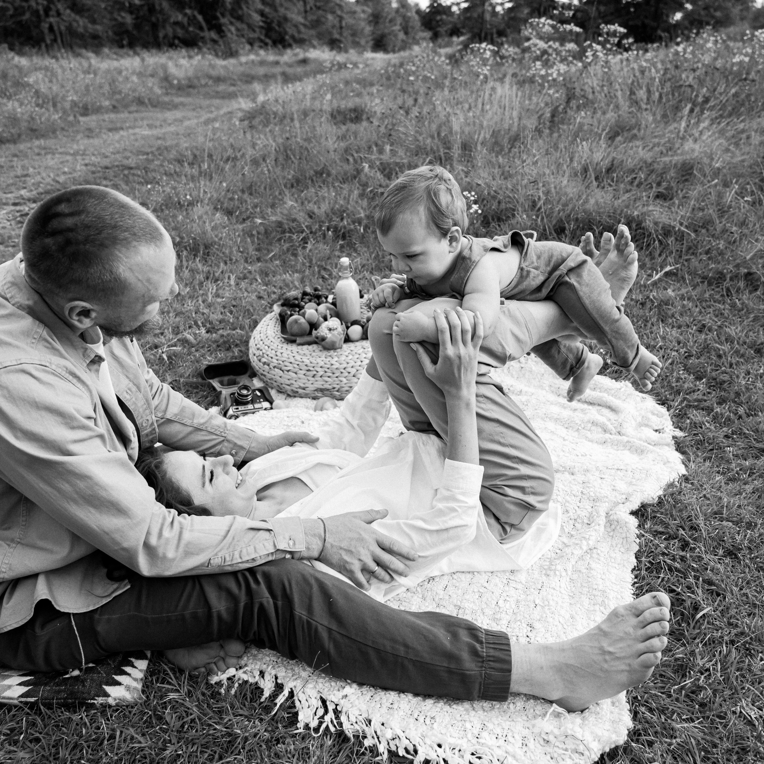 Андрей, Анжелика и маленький Лука. Свадебный фотограф в Краснодарском крае
