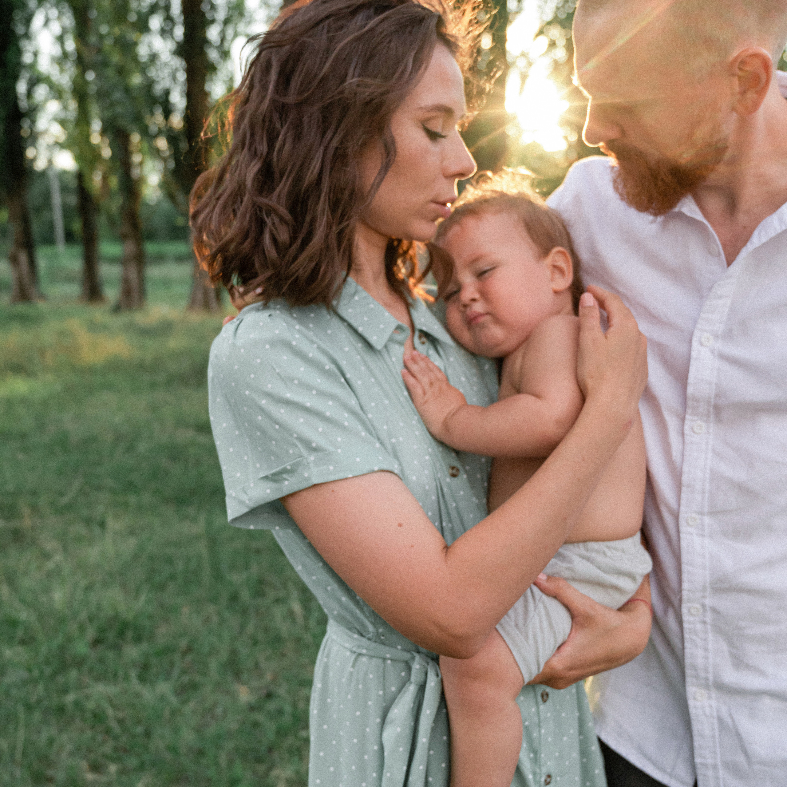 Андрей, Анжелика и маленький Лука. Свадебный фотограф в Краснодарском крае