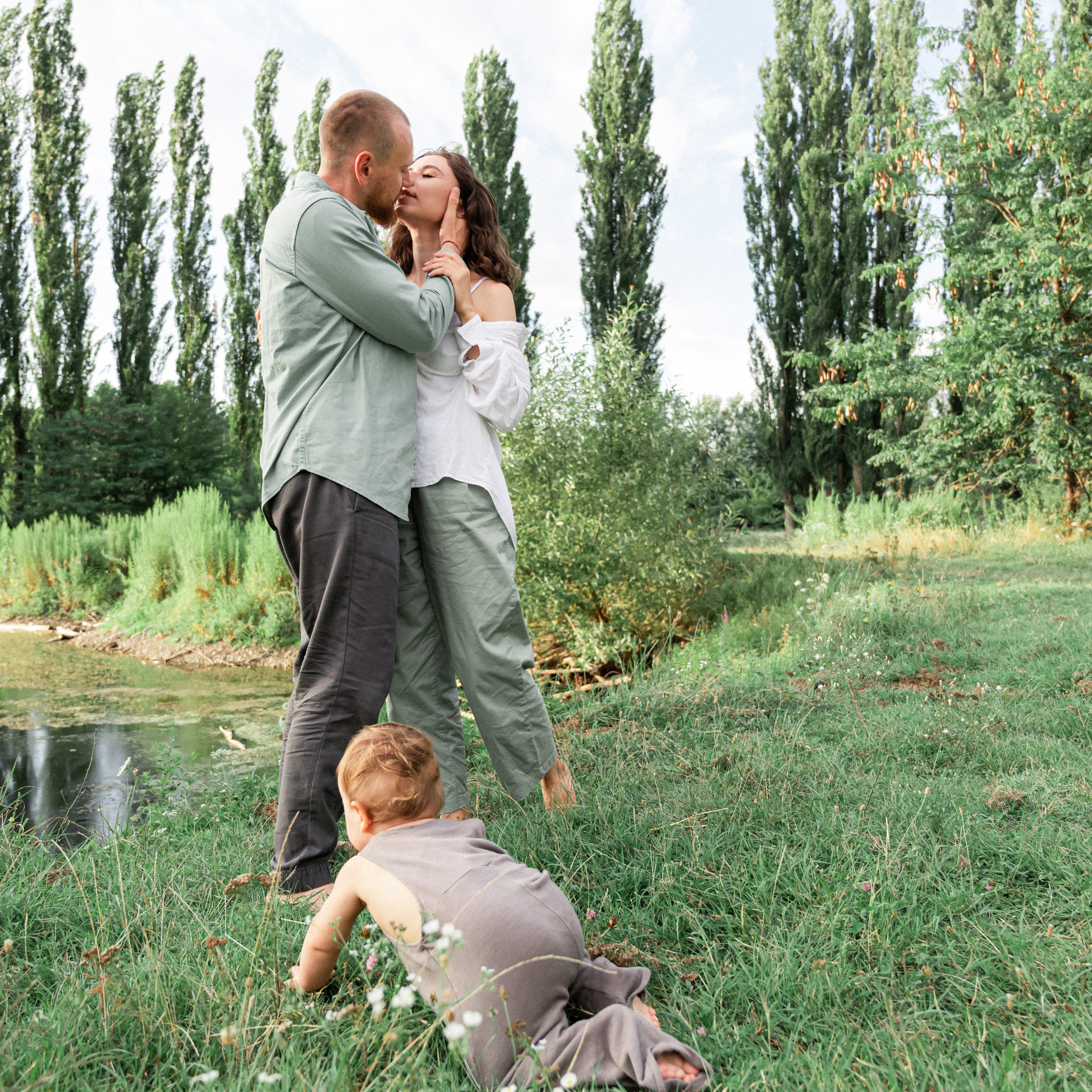 Андрей, Анжелика и маленький Лука. Свадебный фотограф в Краснодарском крае