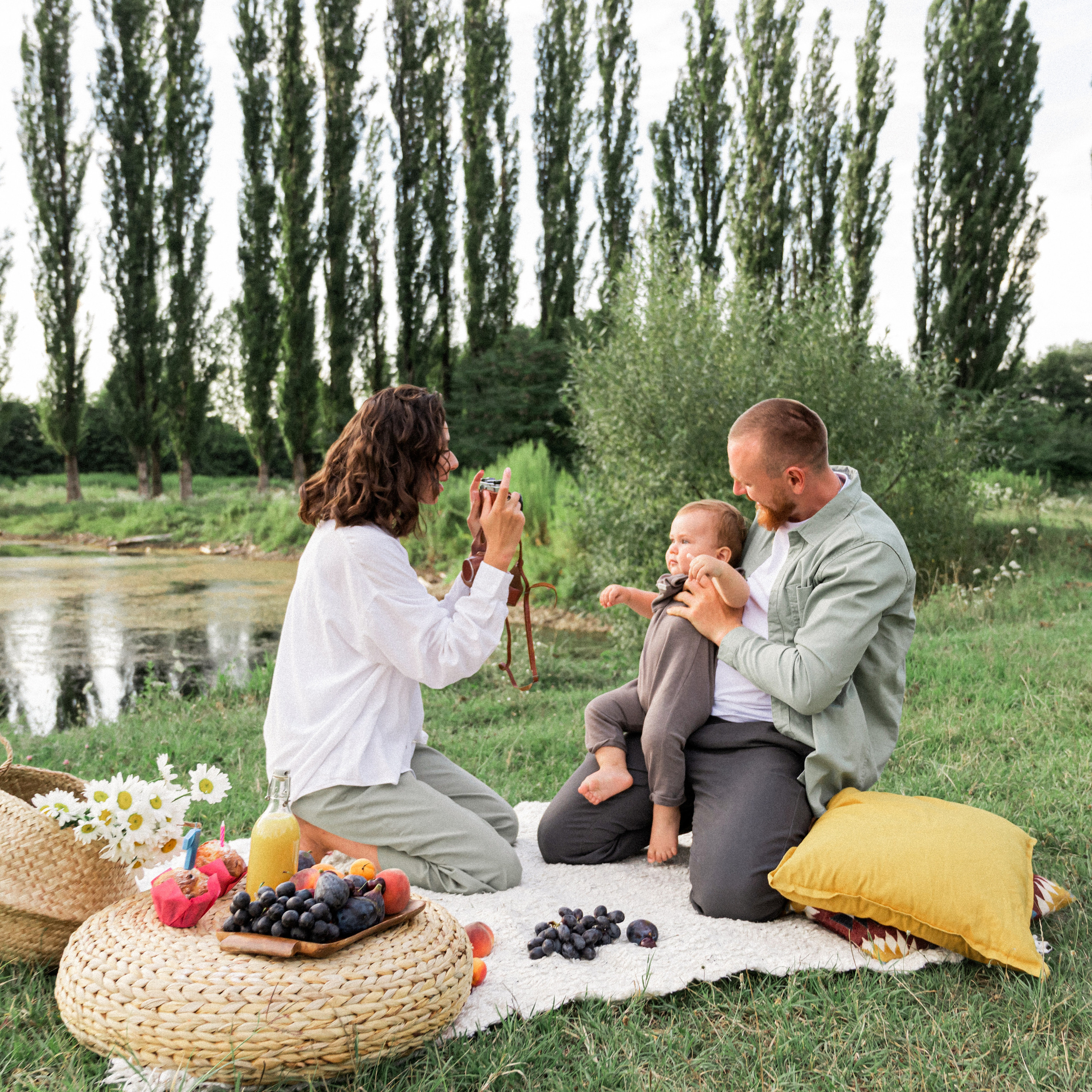 Андрей, Анжелика и маленький Лука. Свадебный фотограф в Краснодарском крае