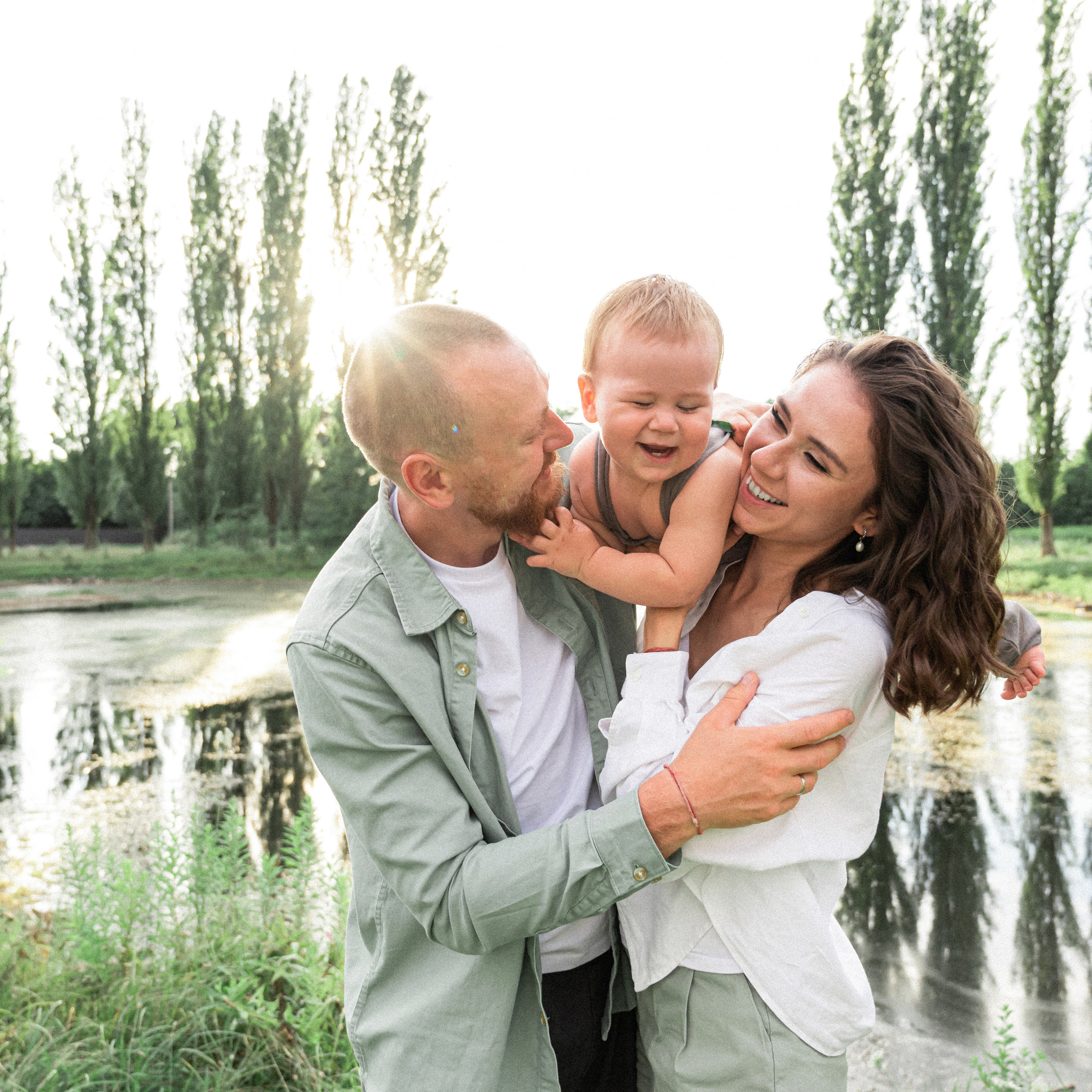 Андрей, Анжелика и маленький Лука. Свадебный фотограф в Краснодарском крае