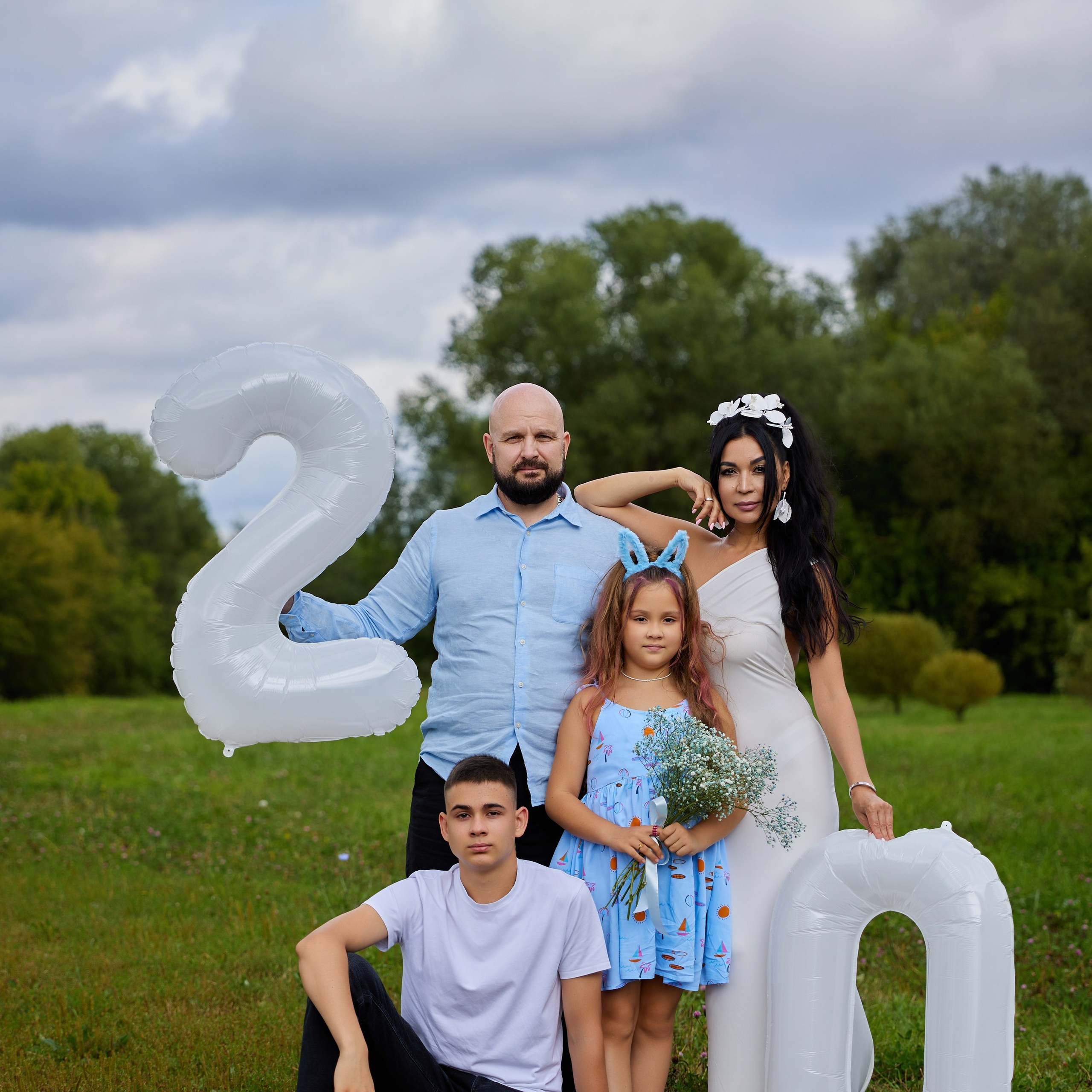 Татьяна с семьей