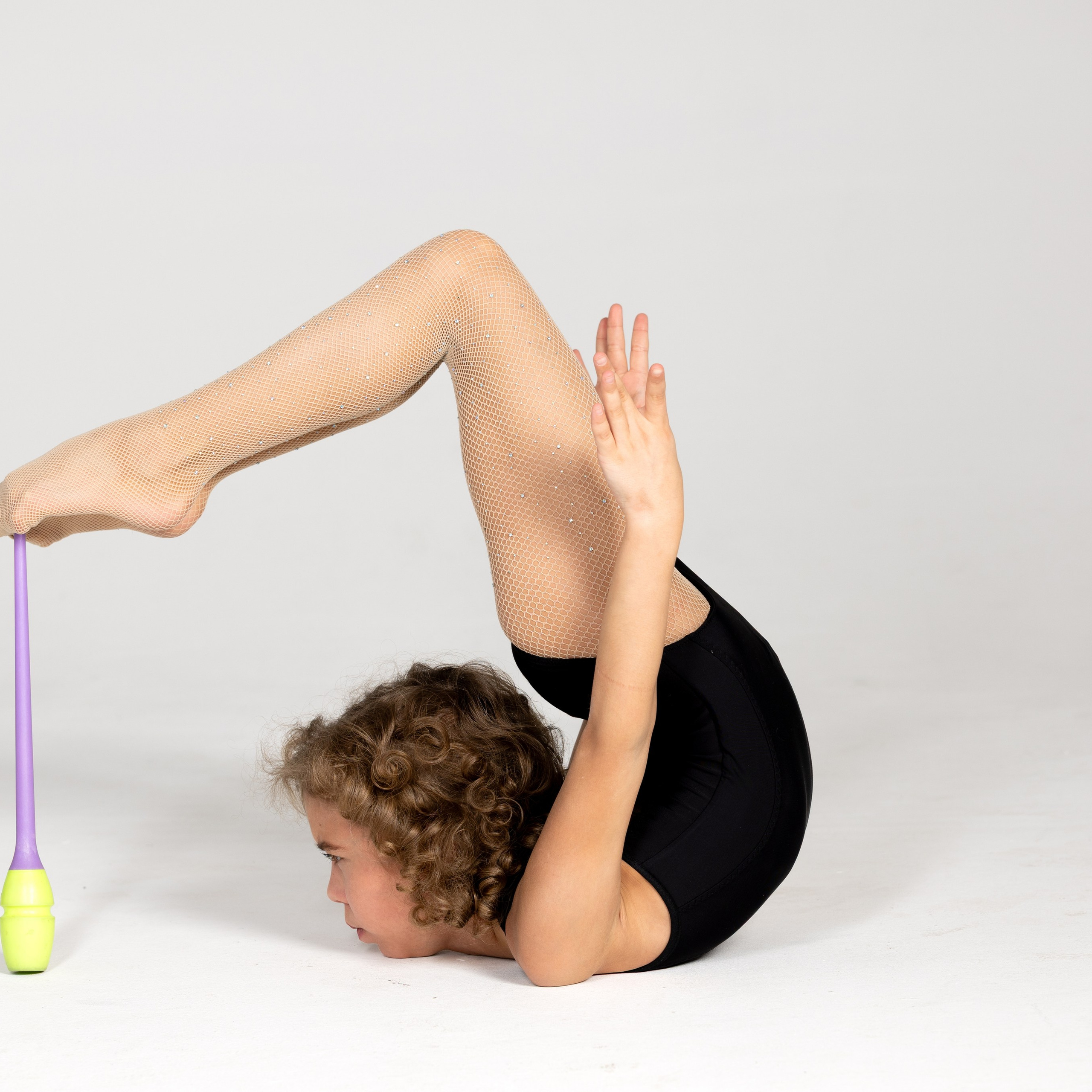 Фотосессия гимнастики в фотостудии в Москве