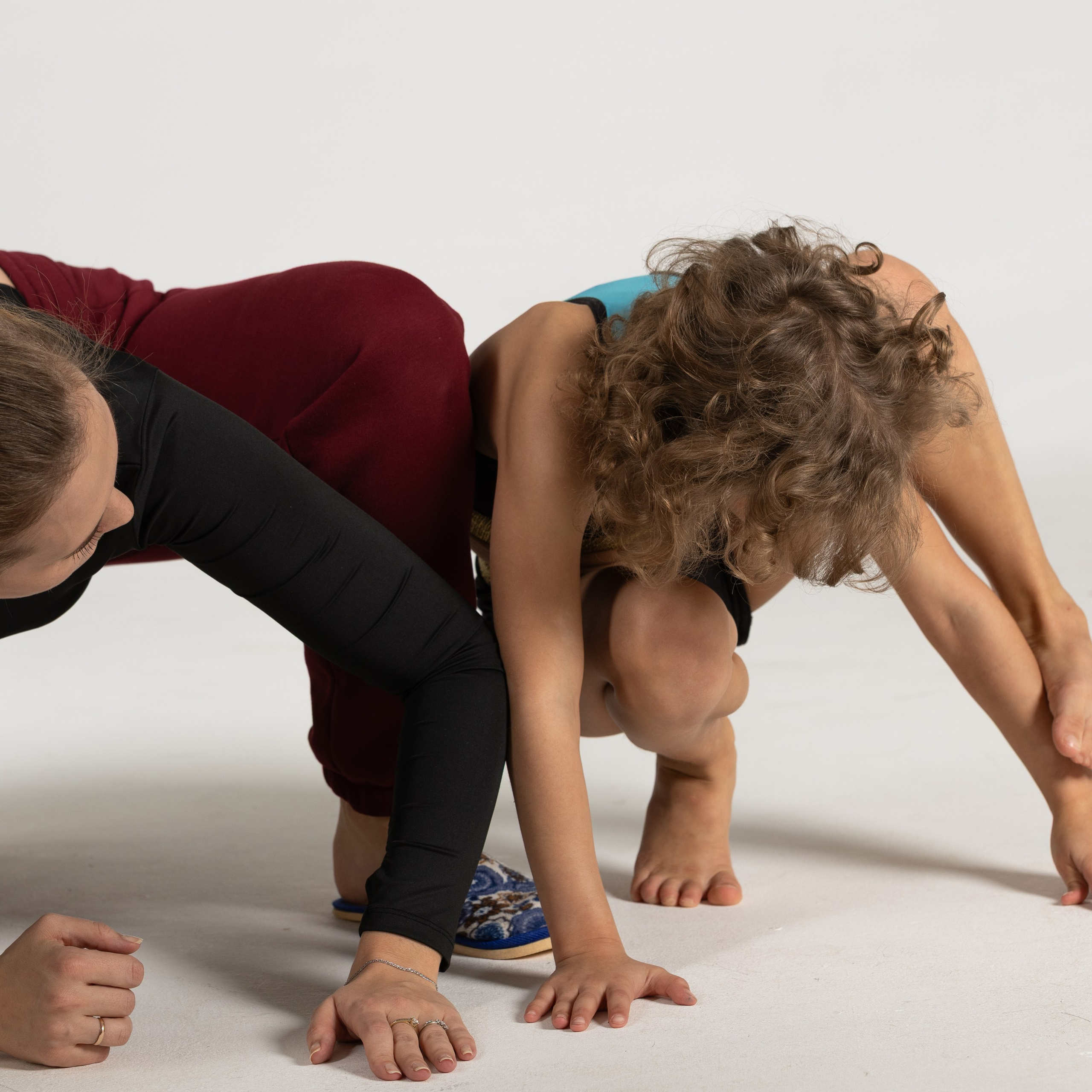 Фотосессия гимнастики в фотостудии в Москве