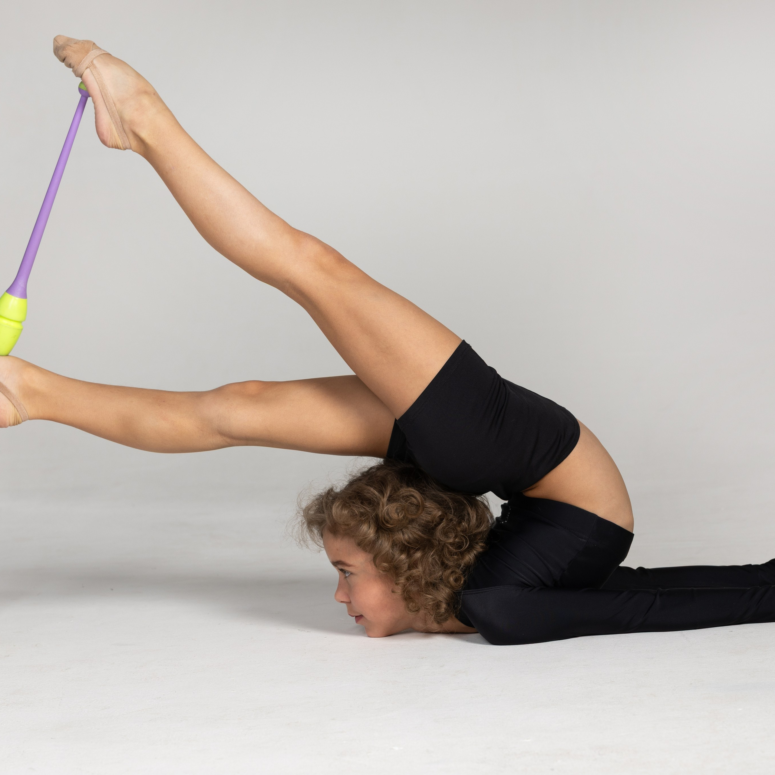 Фотосессия гимнастики в фотостудии в Москве