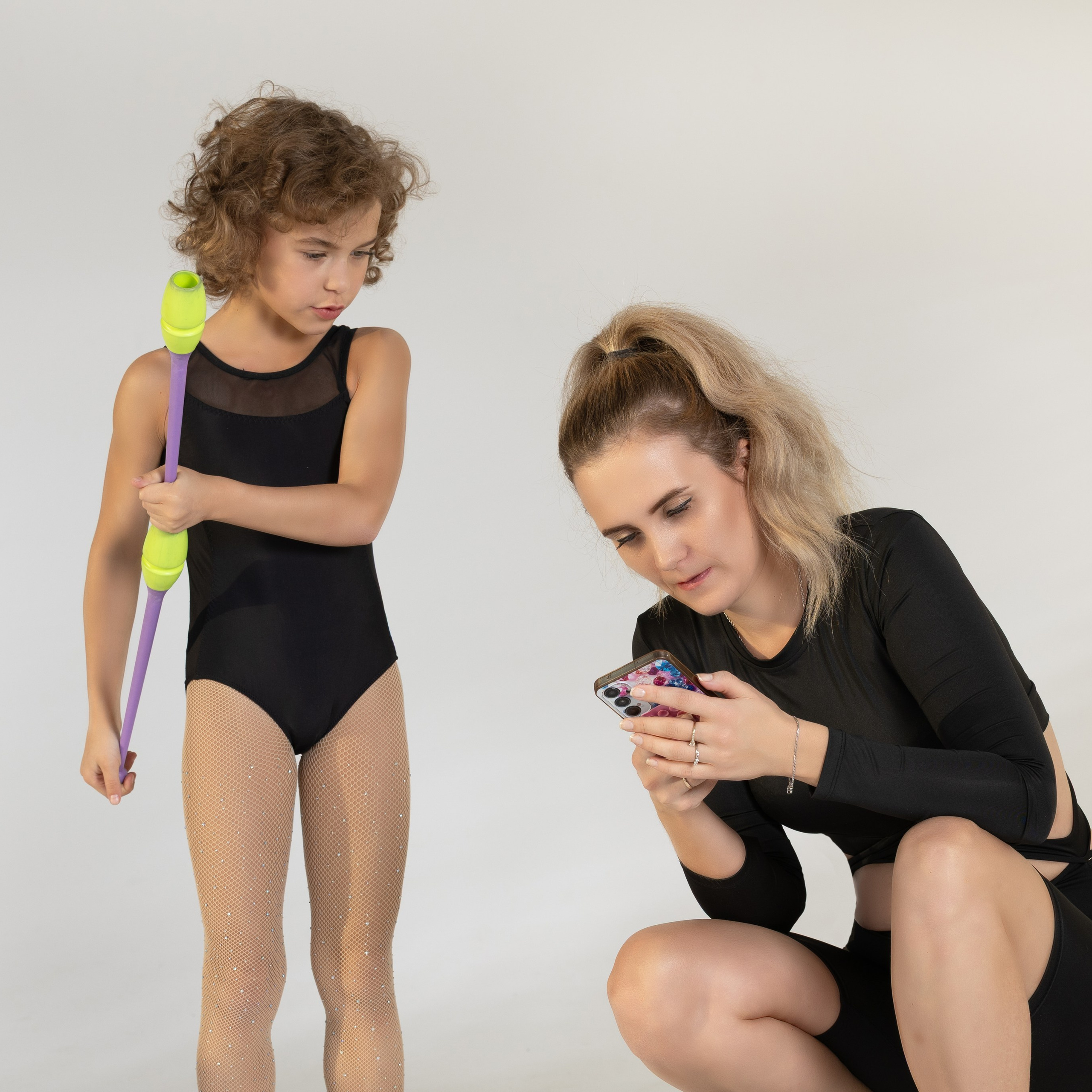 Фотосессия гимнастики в фотостудии в Москве