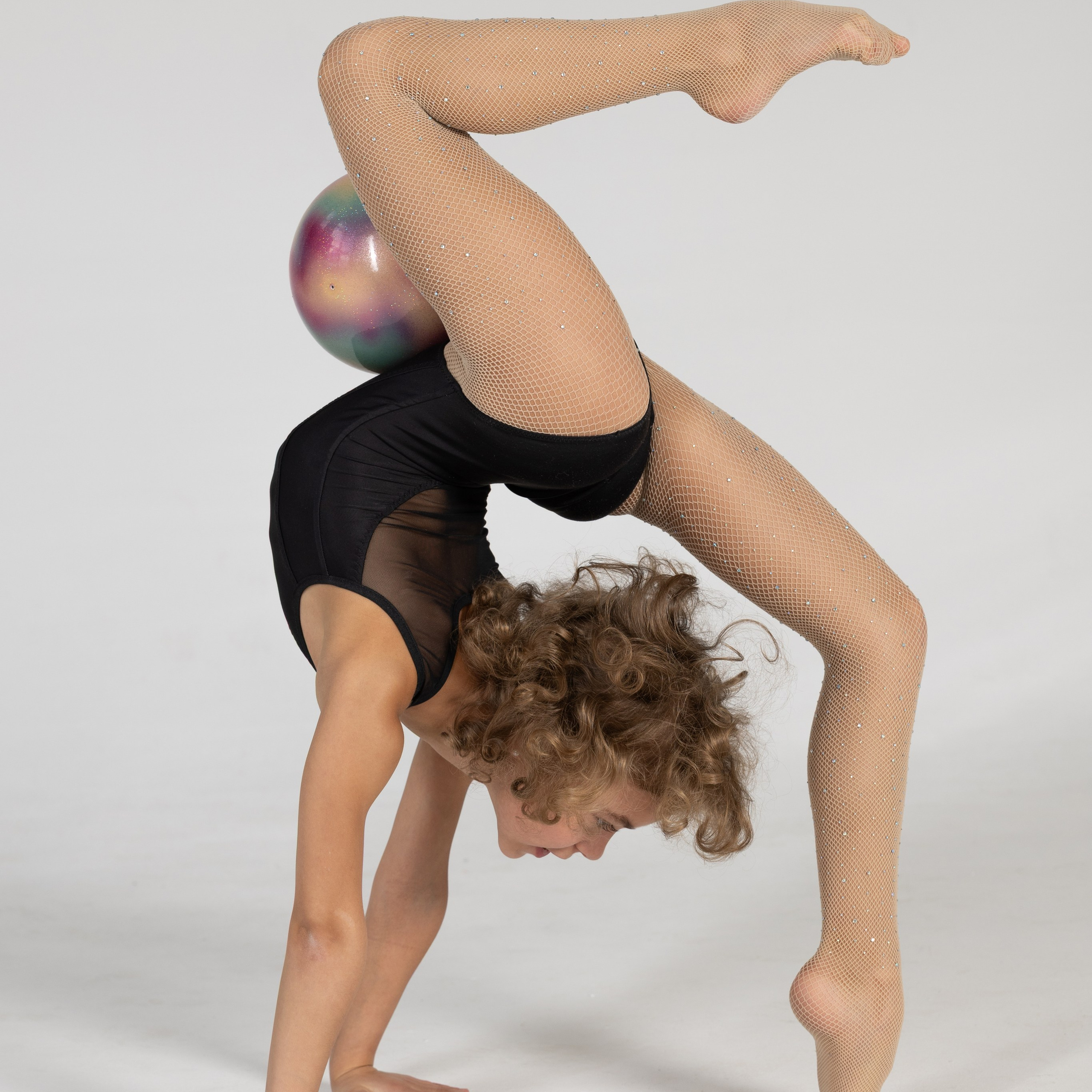 Фотосессия гимнастики в фотостудии в Москве