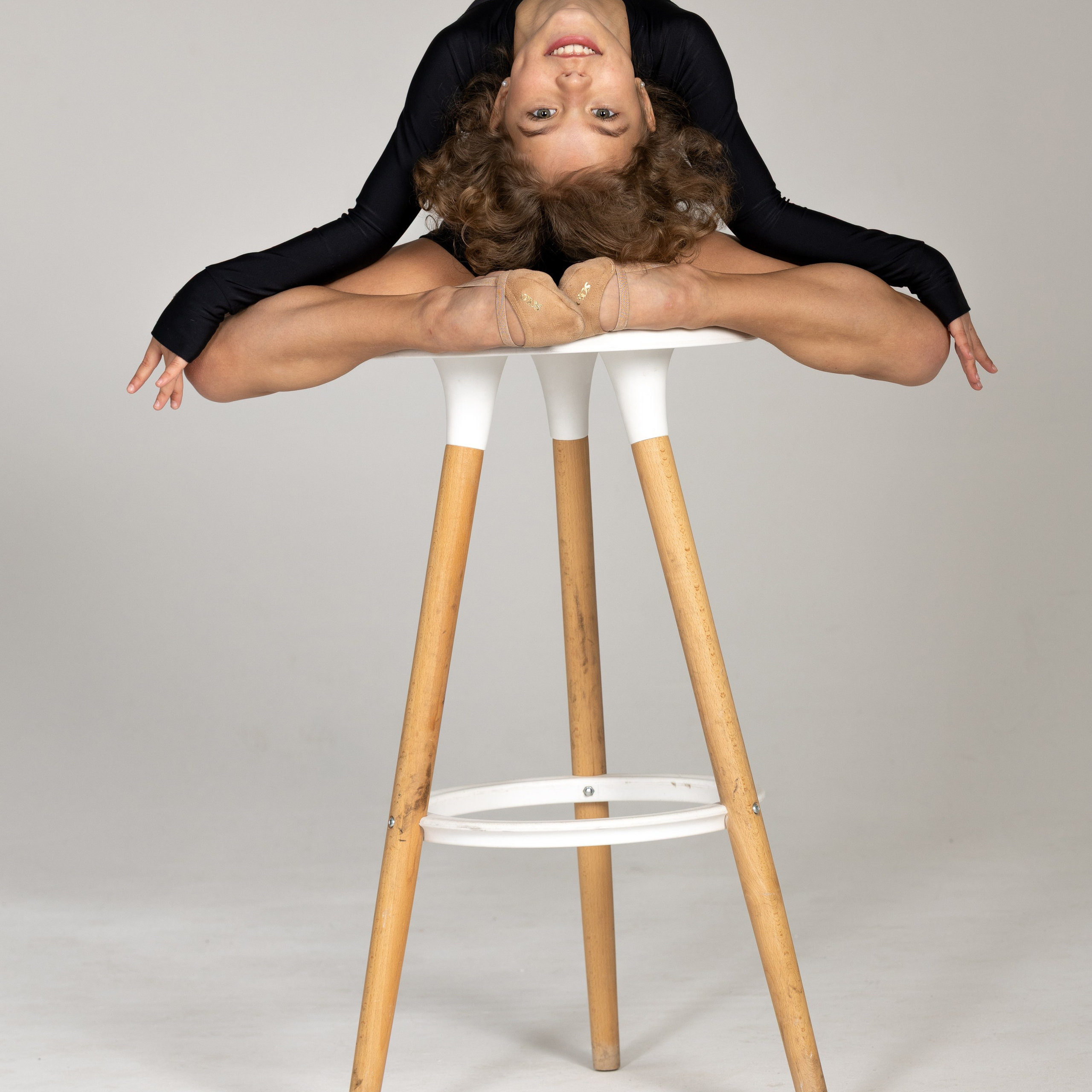 Фотосессия гимнастики в фотостудии в Москве