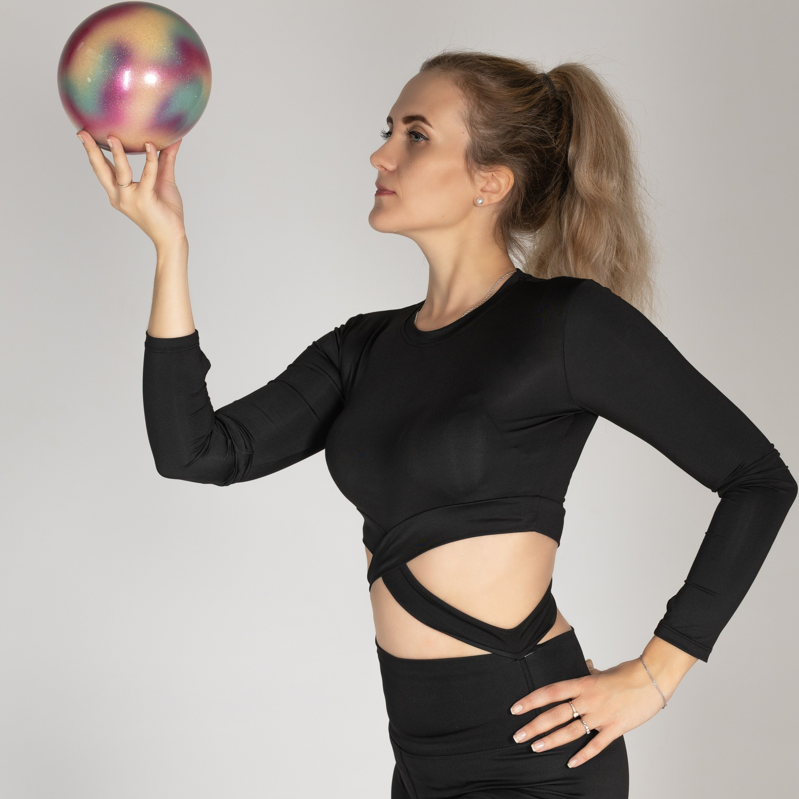 Фотосессия гимнастики в фотостудии в Москве