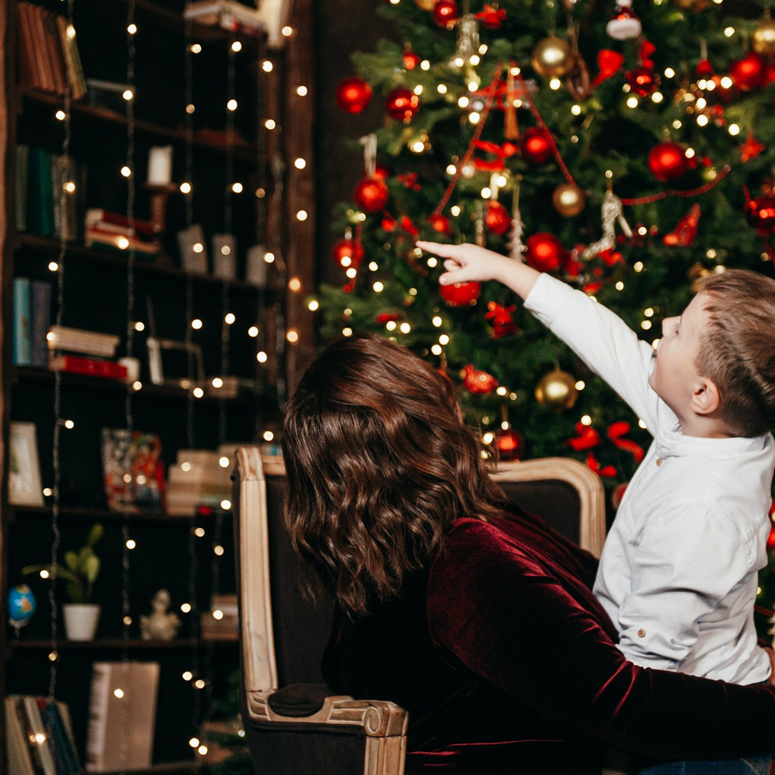 Семейный новогодний портрет