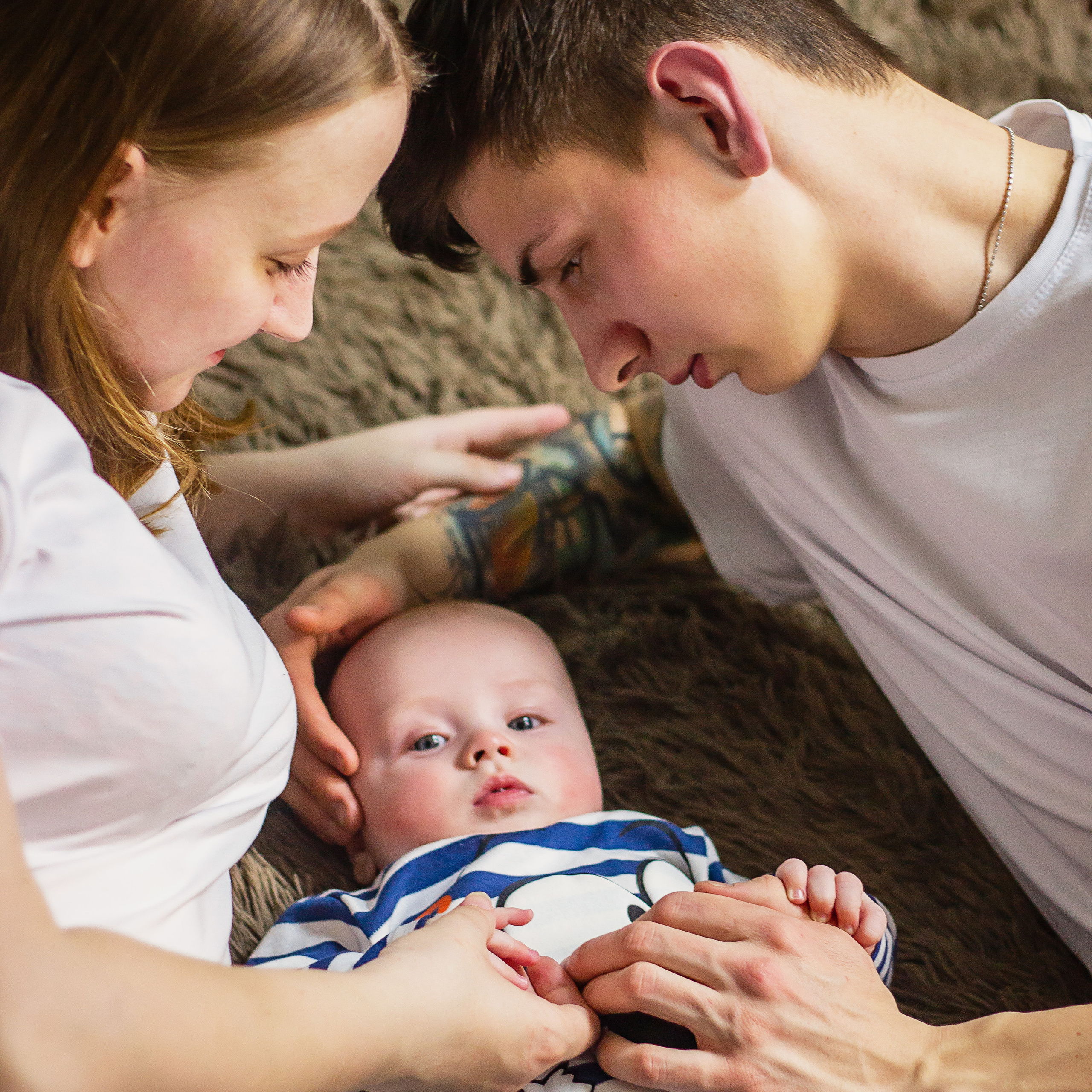 Алена, Саша и Матвей