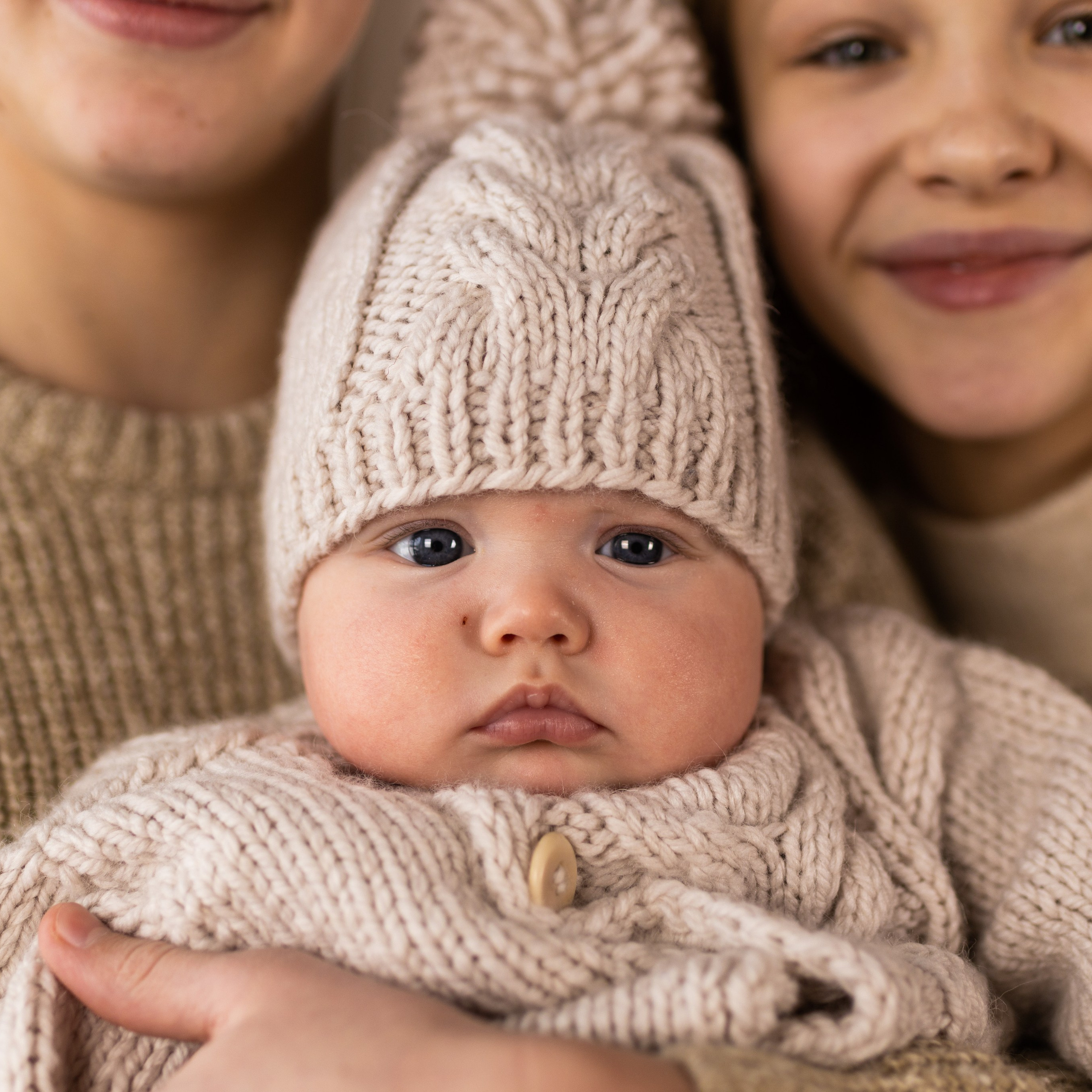 Новогодняя семейная фотосессия на даче