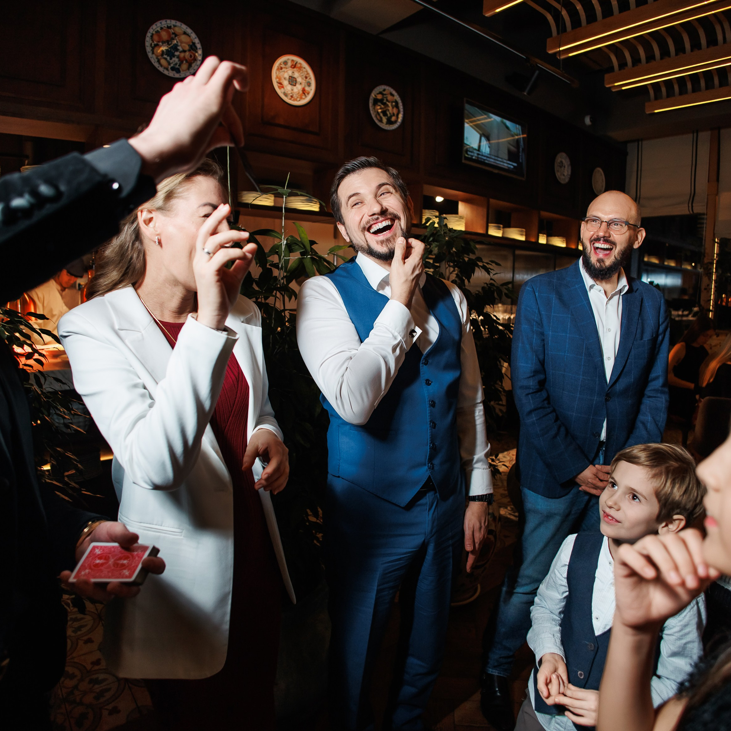 День Рождения в ресторане. Репортажный фотограф. Москва. Алина Ланская