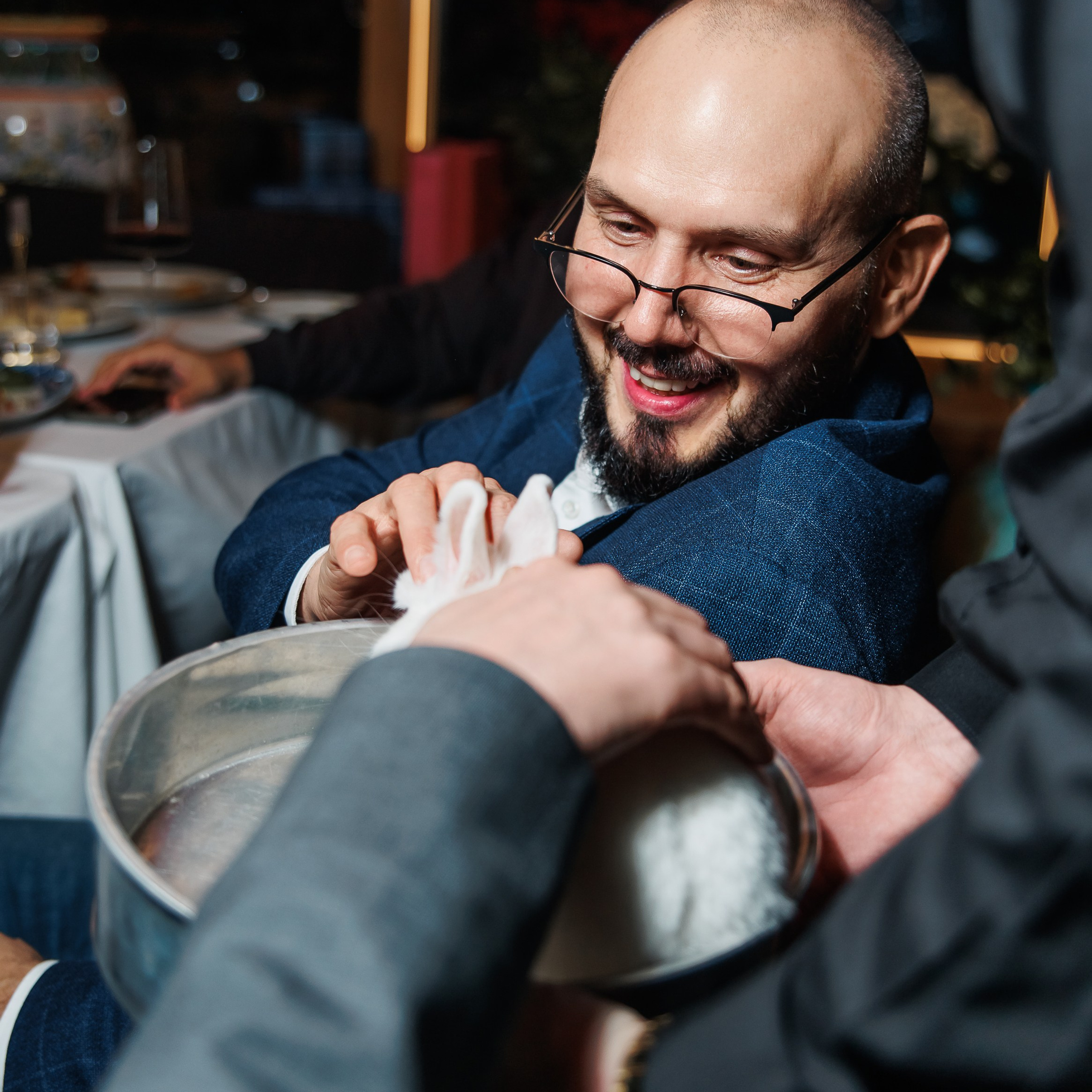 День Рождения в ресторане. Репортажный фотограф. Москва. Алина Ланская