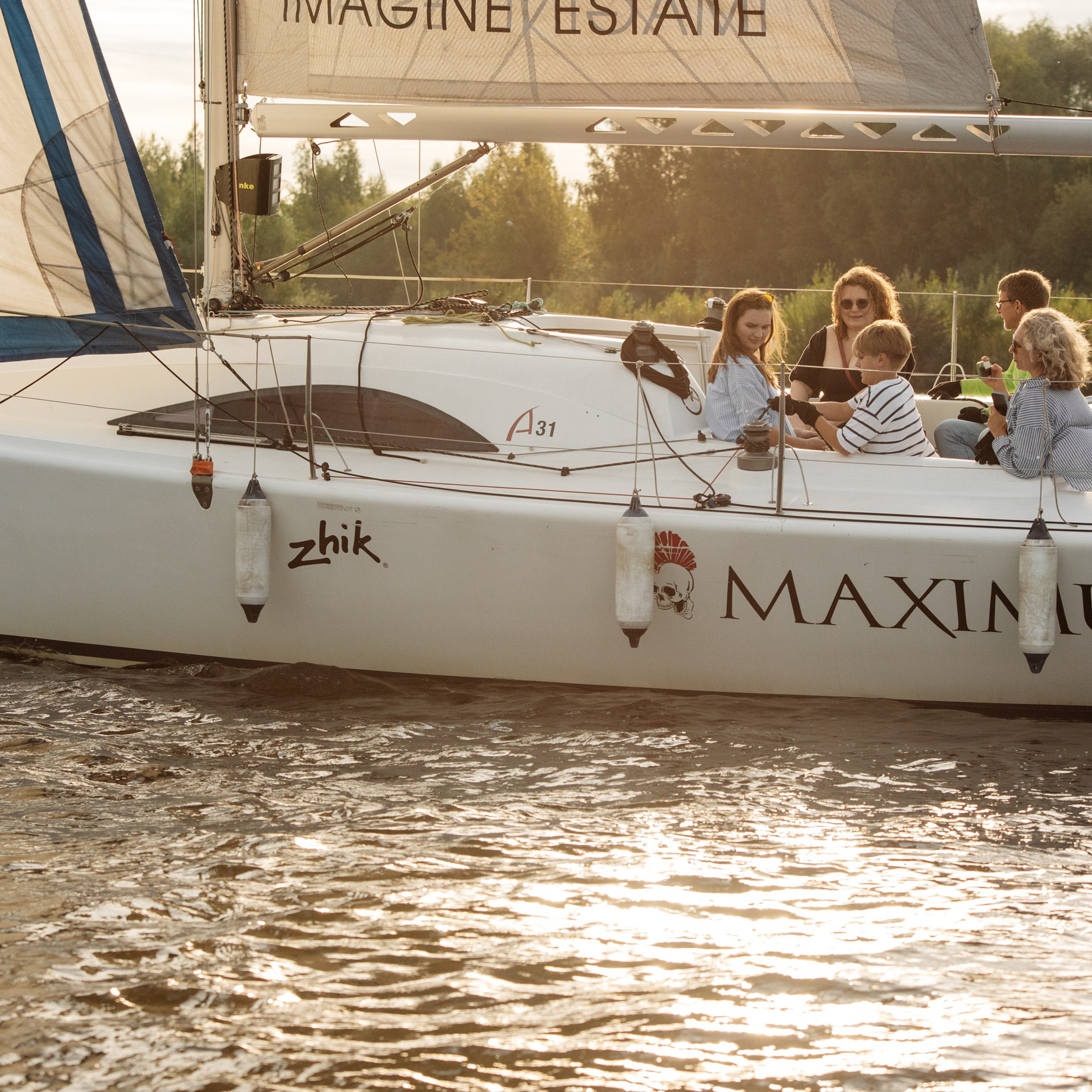 Семейная гонка. Яхты. Репортажный фотограф. Москва. Алина Ланская