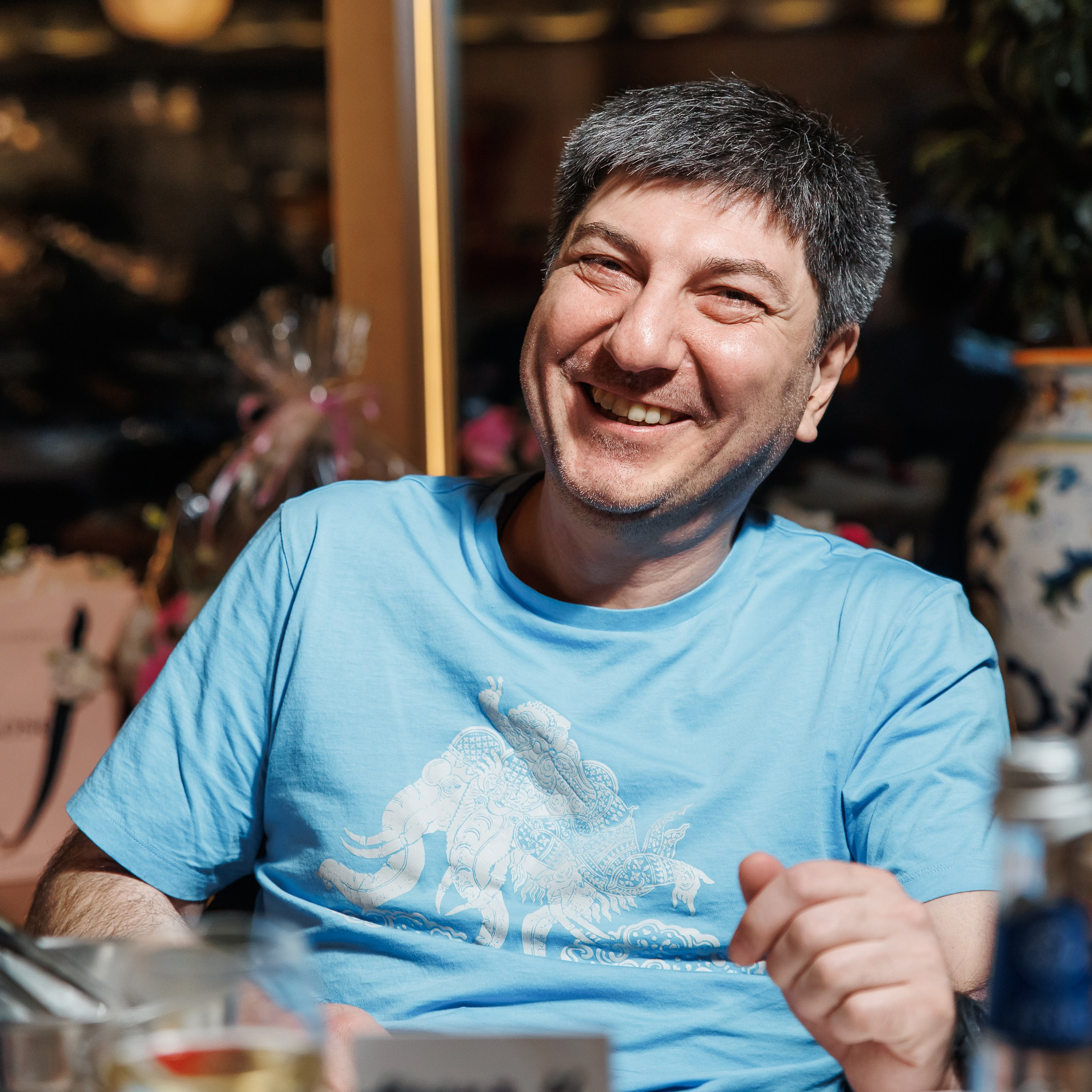 День Рождения в ресторане. Репортажный фотограф. Москва. Алина Ланская