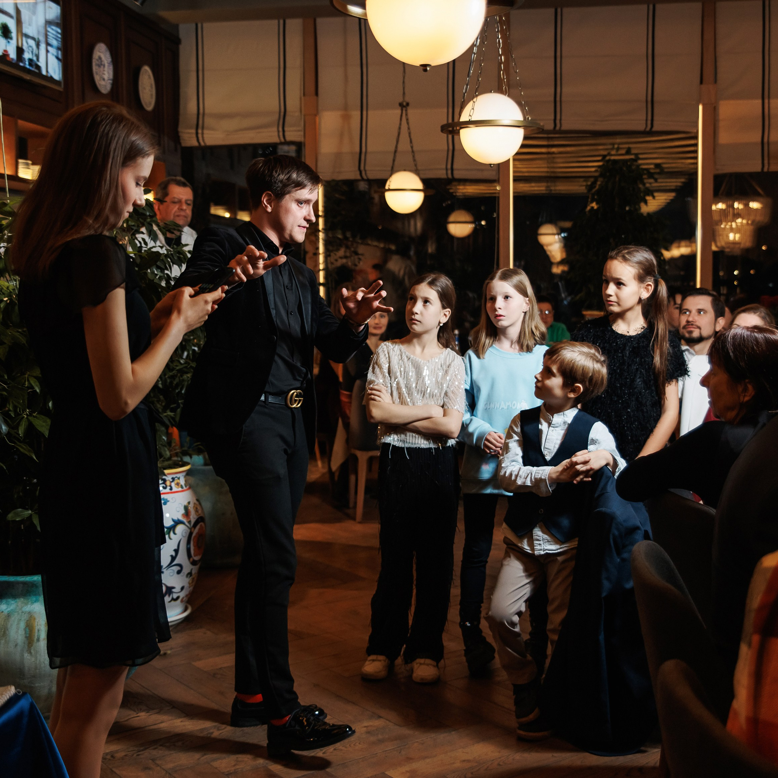 День Рождения в ресторане. Репортажный фотограф. Москва. Алина Ланская