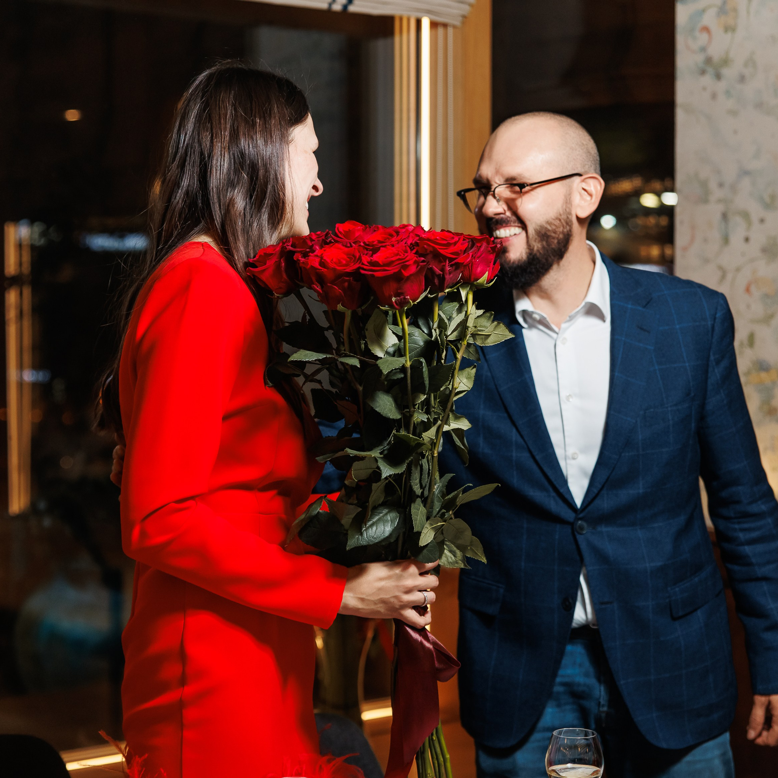 День Рождения в ресторане. Репортажный фотограф. Москва. Алина Ланская