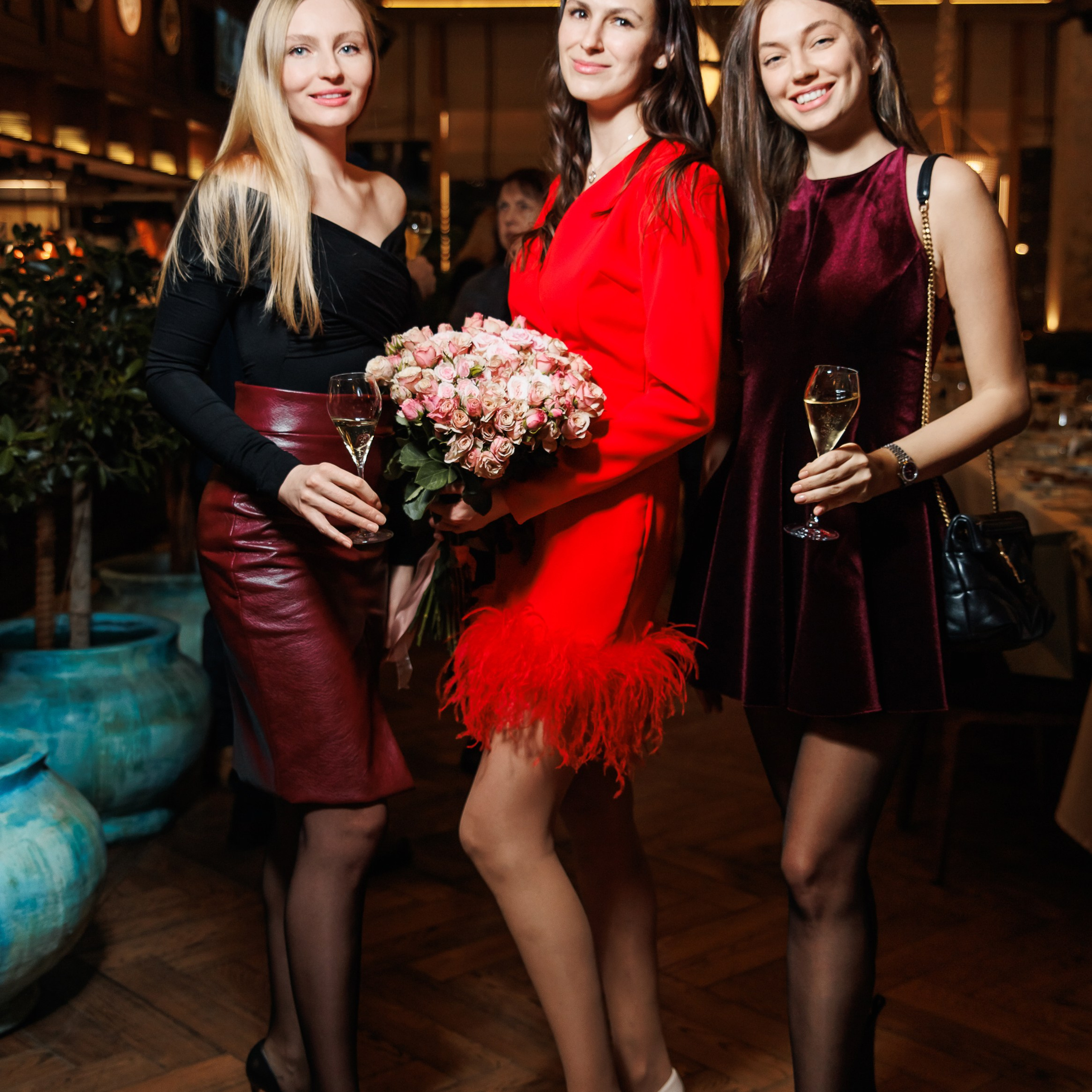 День Рождения в ресторане. Репортажный фотограф. Москва. Алина Ланская