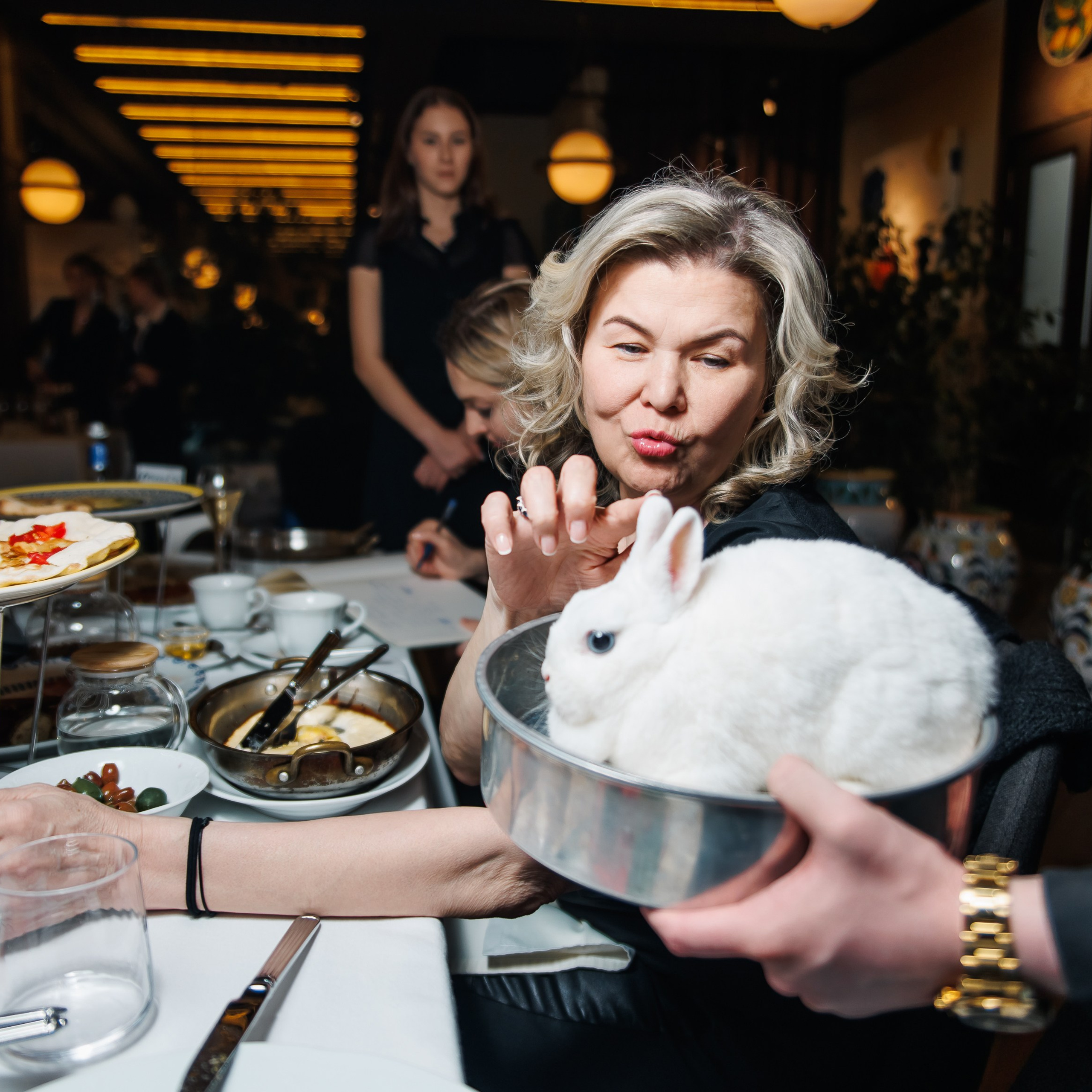 День Рождения в ресторане. Репортажный фотограф. Москва. Алина Ланская