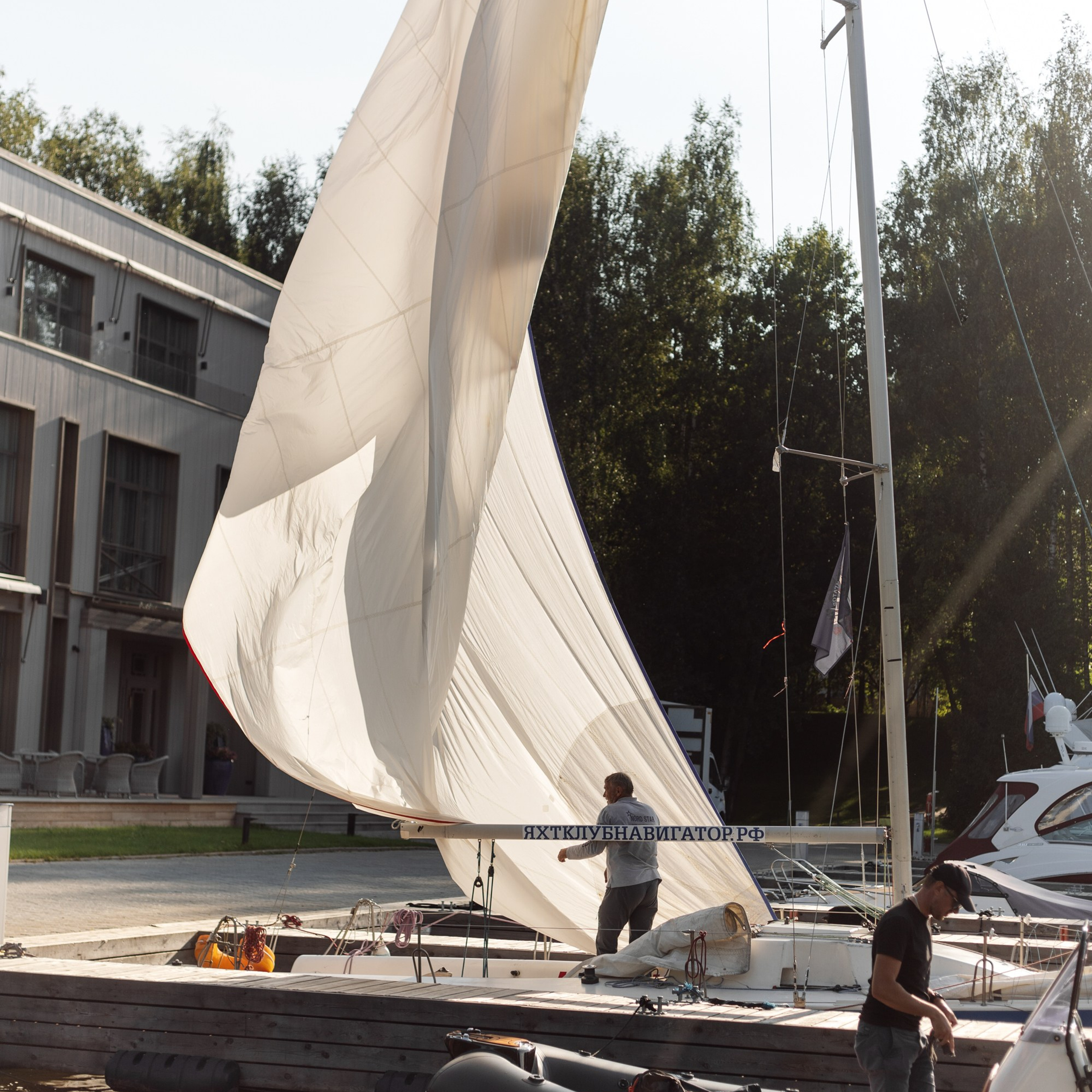 Гонка на яхтах. Репортажный фотограф. Москва. Алина Ланская