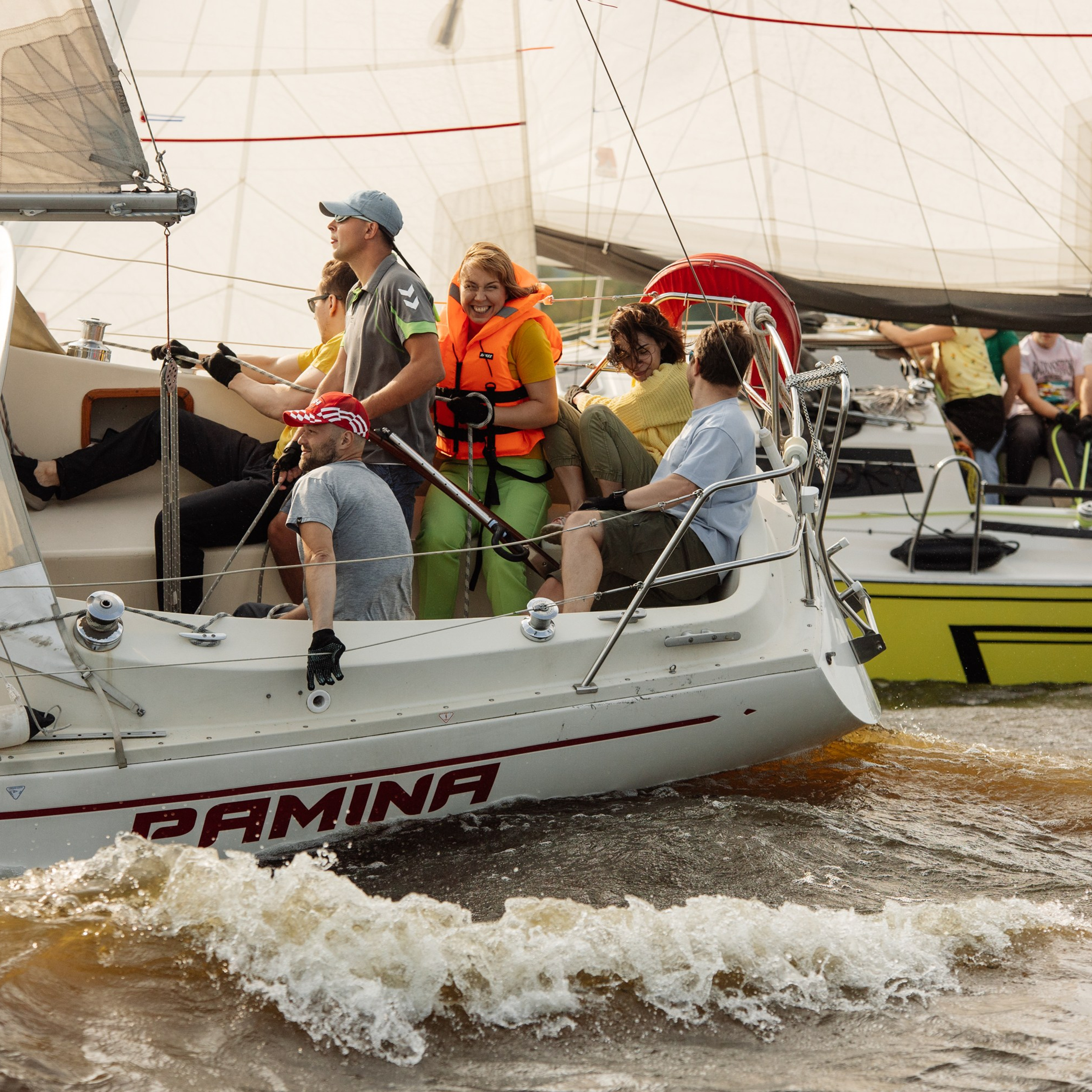 Семейная гонка. Яхты. Репортажный фотограф. Москва. Алина Ланская