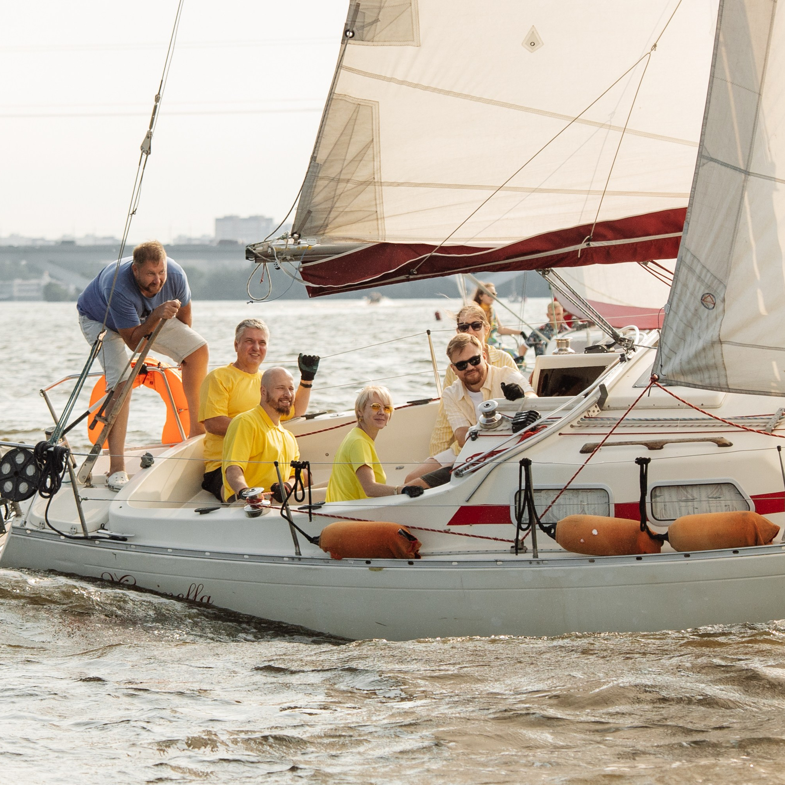 Семейная гонка. Яхты. Репортажный фотограф. Москва. Алина Ланская