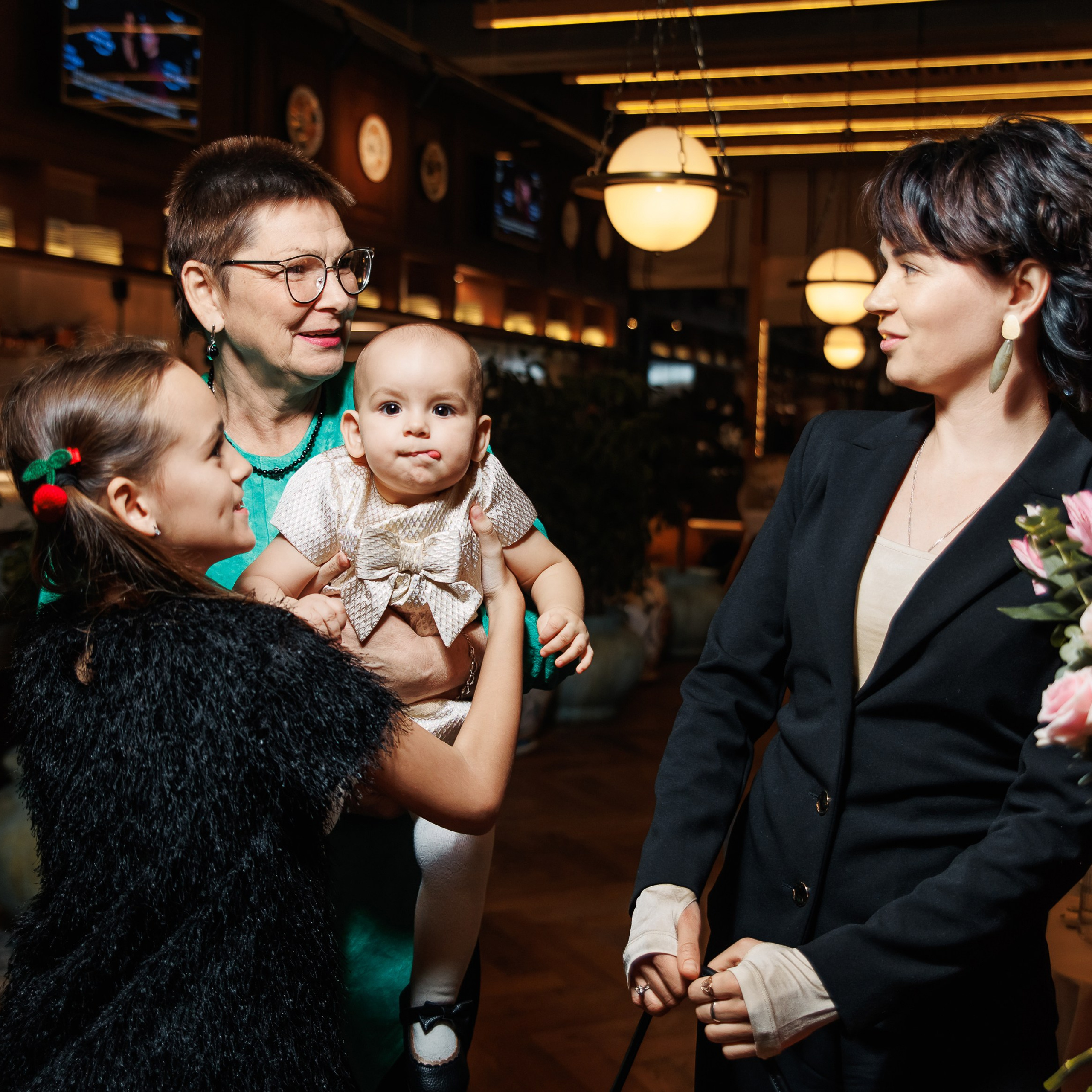 День Рождения в ресторане. Репортажный фотограф. Москва. Алина Ланская