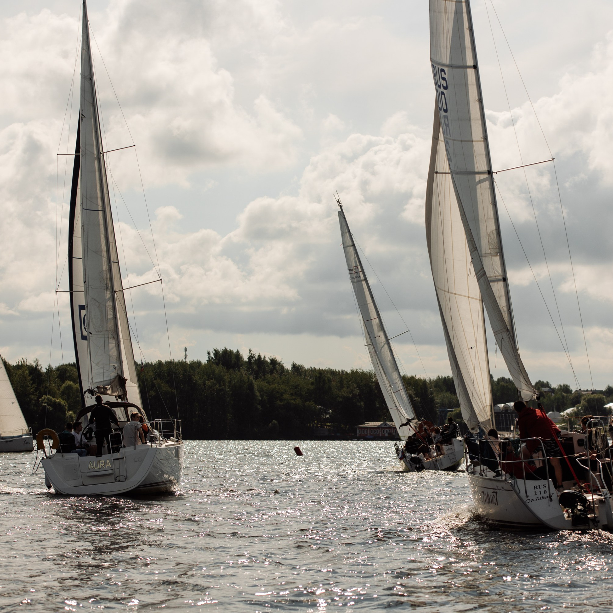 Гонка на яхтах. Репортажный фотограф. Москва. Алина Ланская