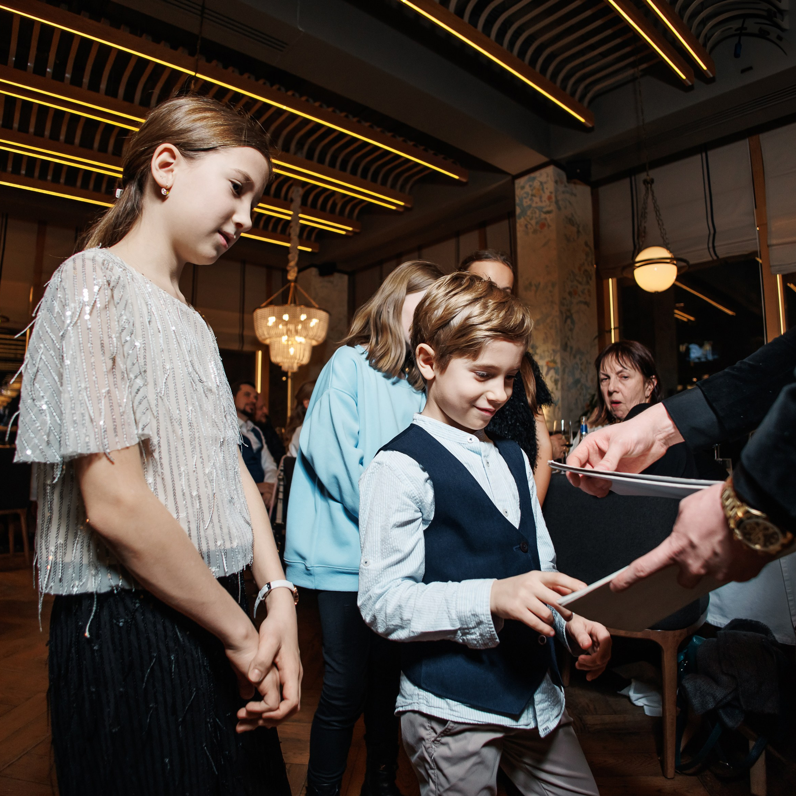 День Рождения в ресторане. Репортажный фотограф. Москва. Алина Ланская