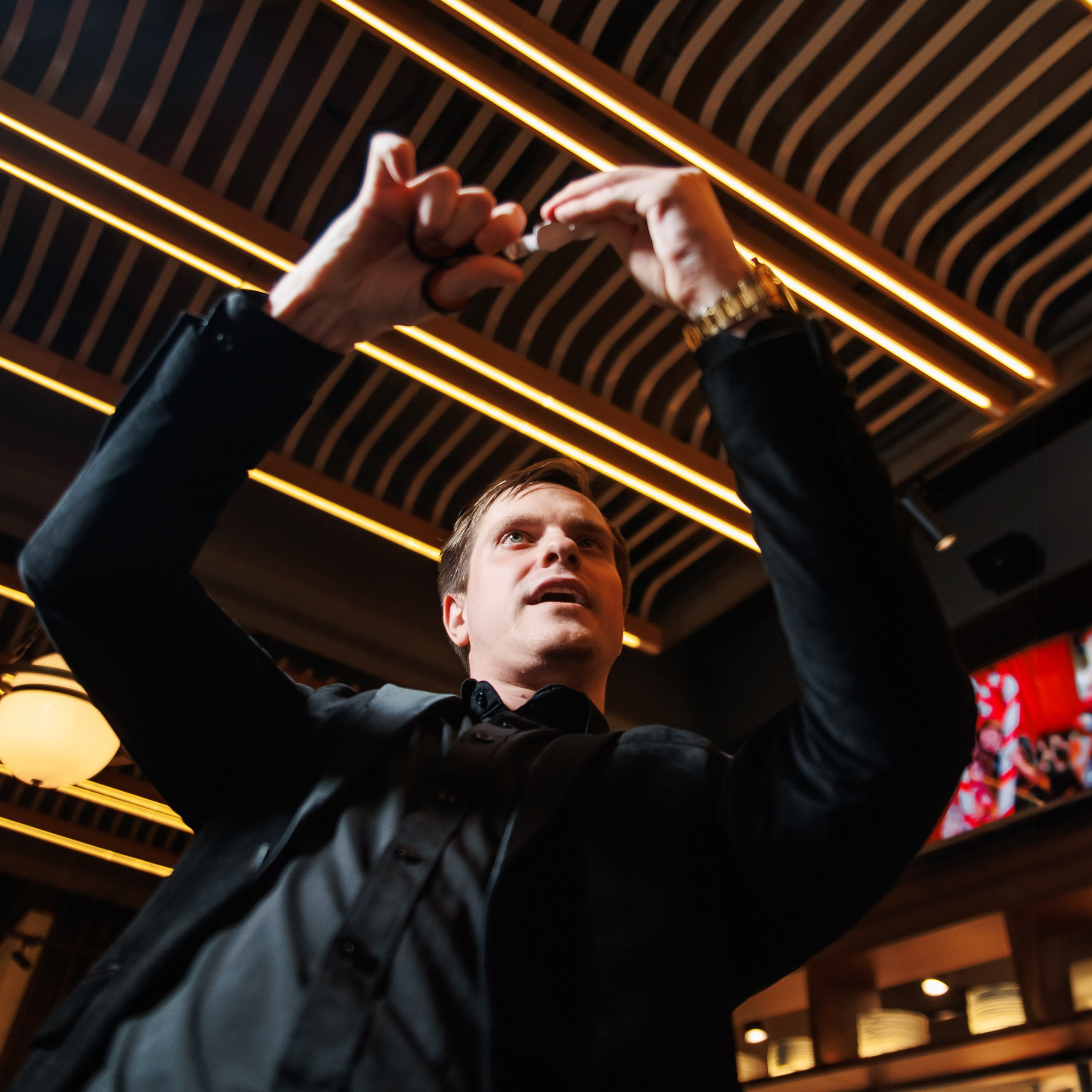 День Рождения в ресторане. Репортажный фотограф. Москва. Алина Ланская