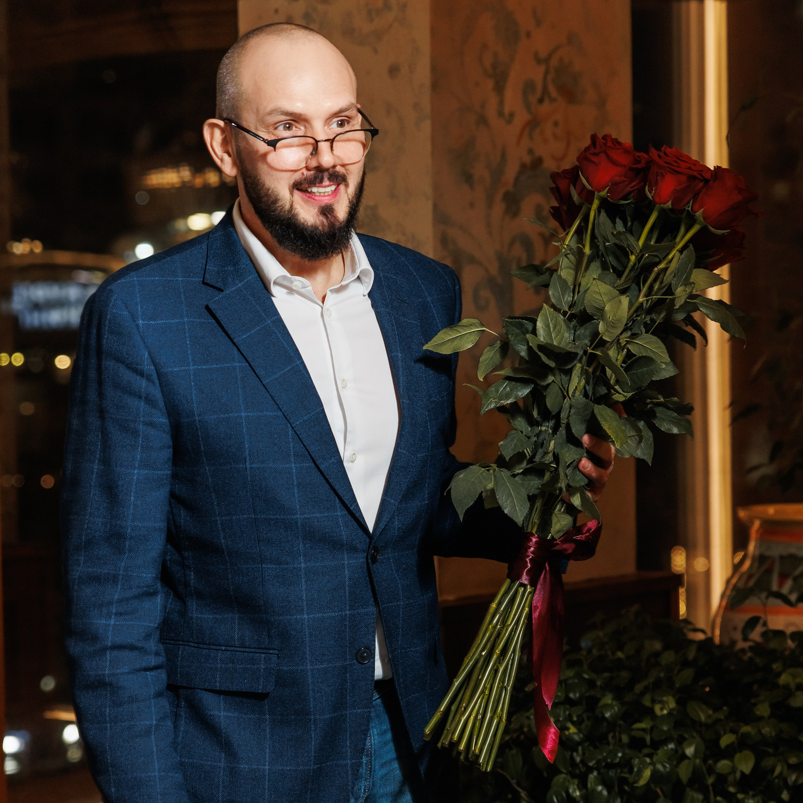 День Рождения в ресторане. Репортажный фотограф. Москва. Алина Ланская