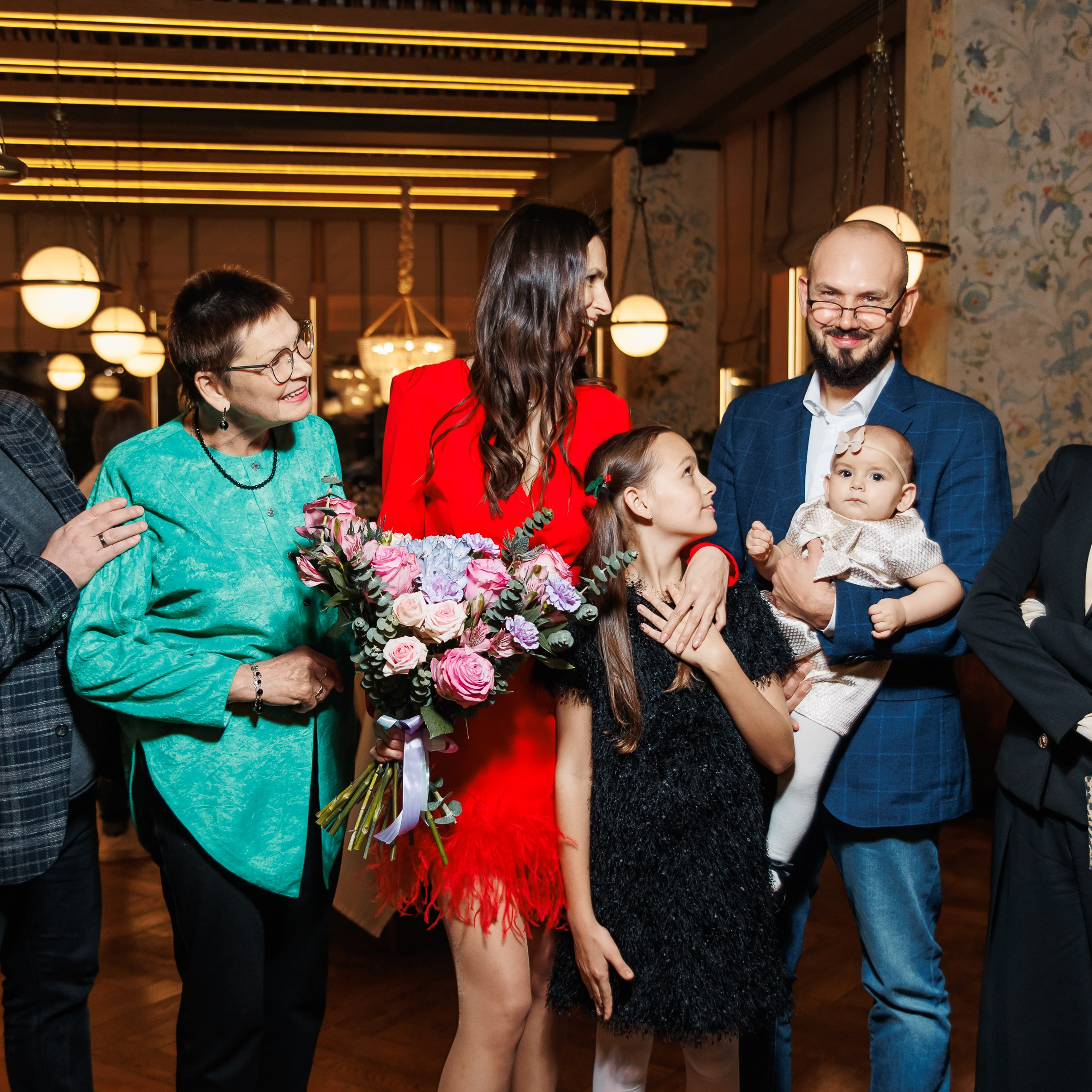 День Рождения в ресторане. Репортажный фотограф. Москва. Алина Ланская