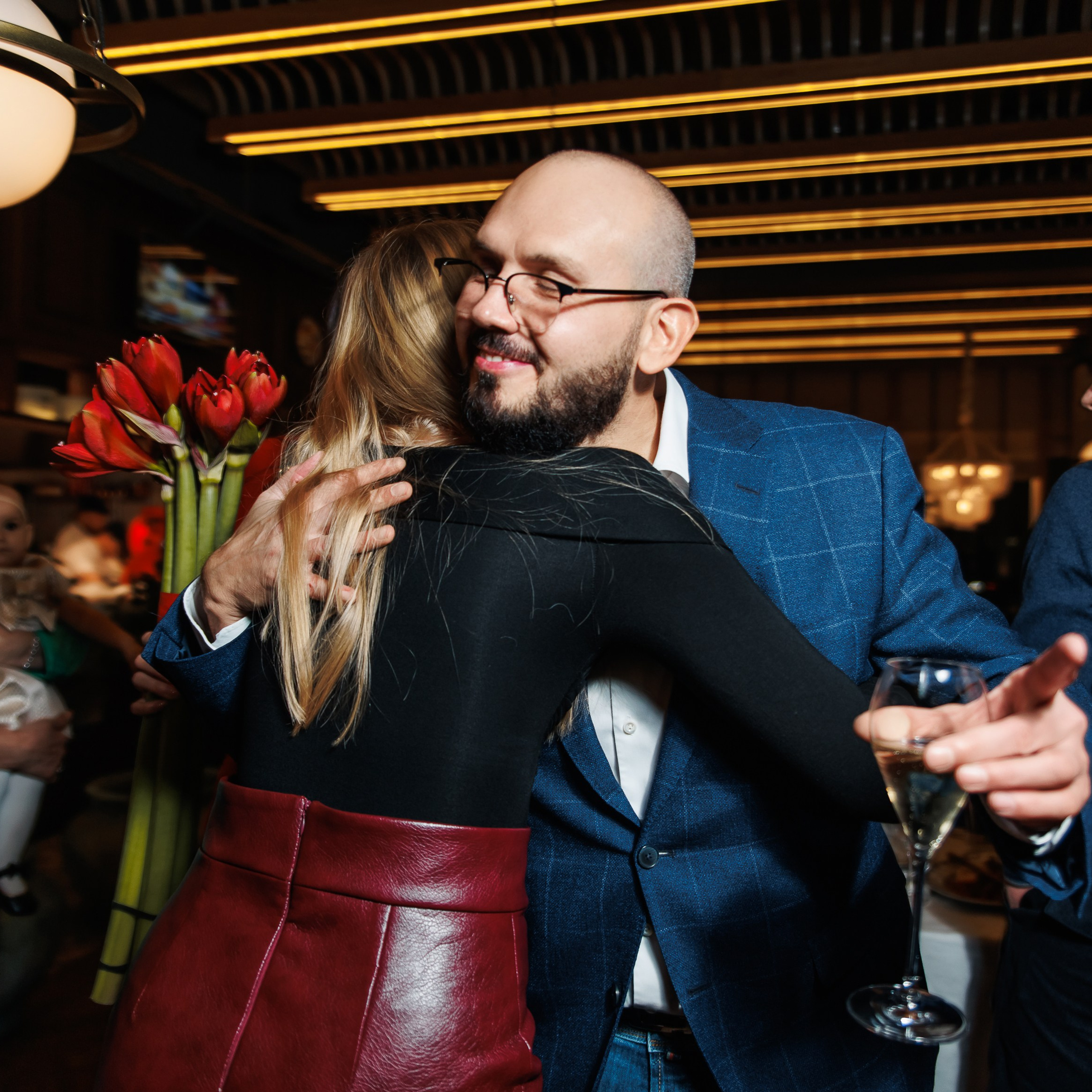 День Рождения в ресторане. Репортажный фотограф. Москва. Алина Ланская