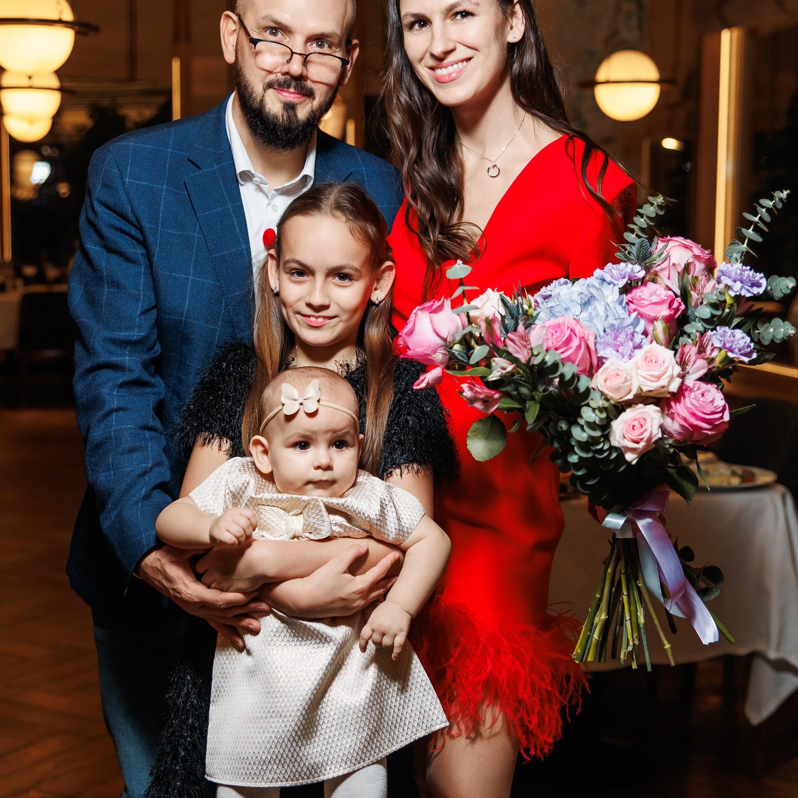 День Рождения в ресторане. Репортажный фотограф. Москва. Алина Ланская