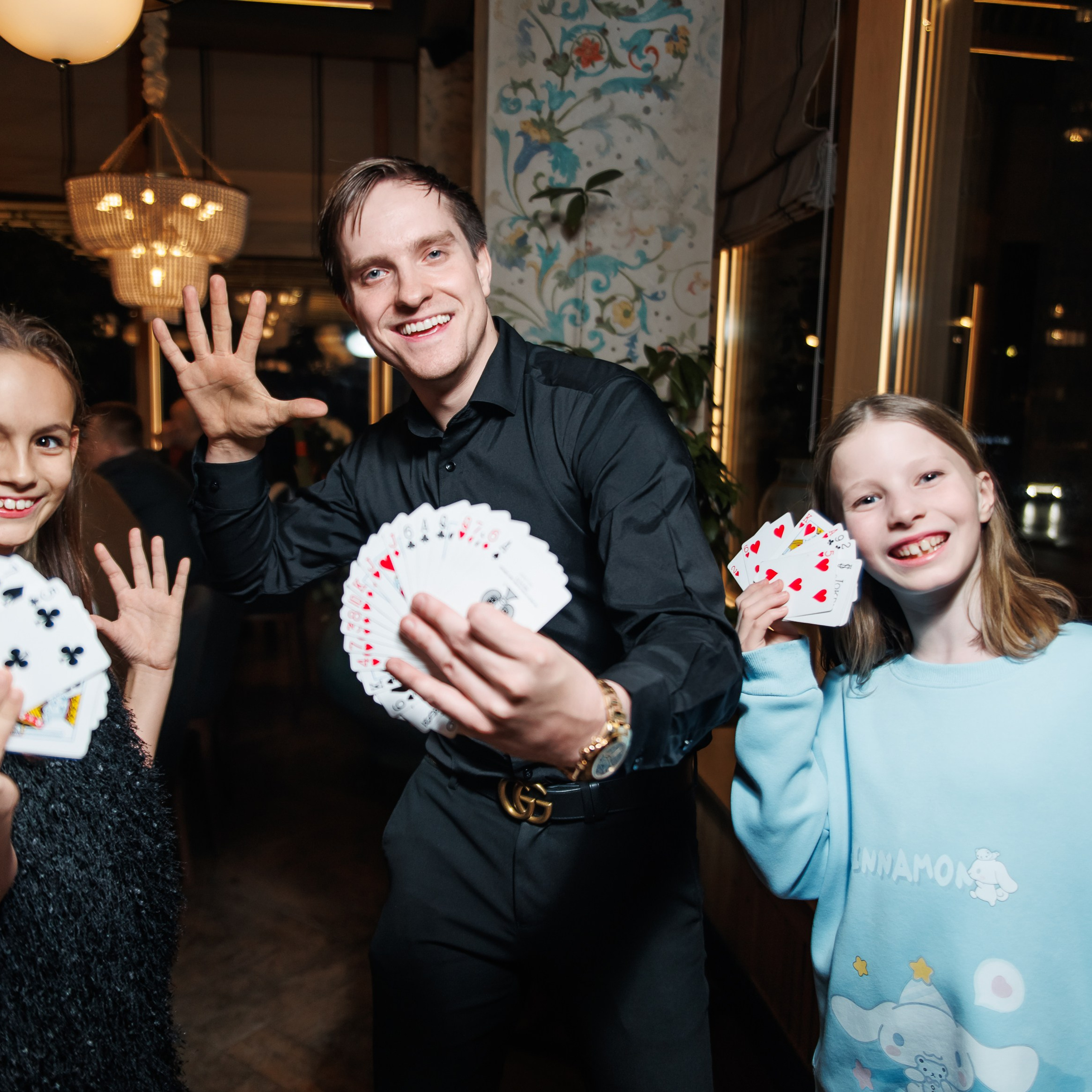 День Рождения в ресторане. Репортажный фотограф. Москва. Алина Ланская