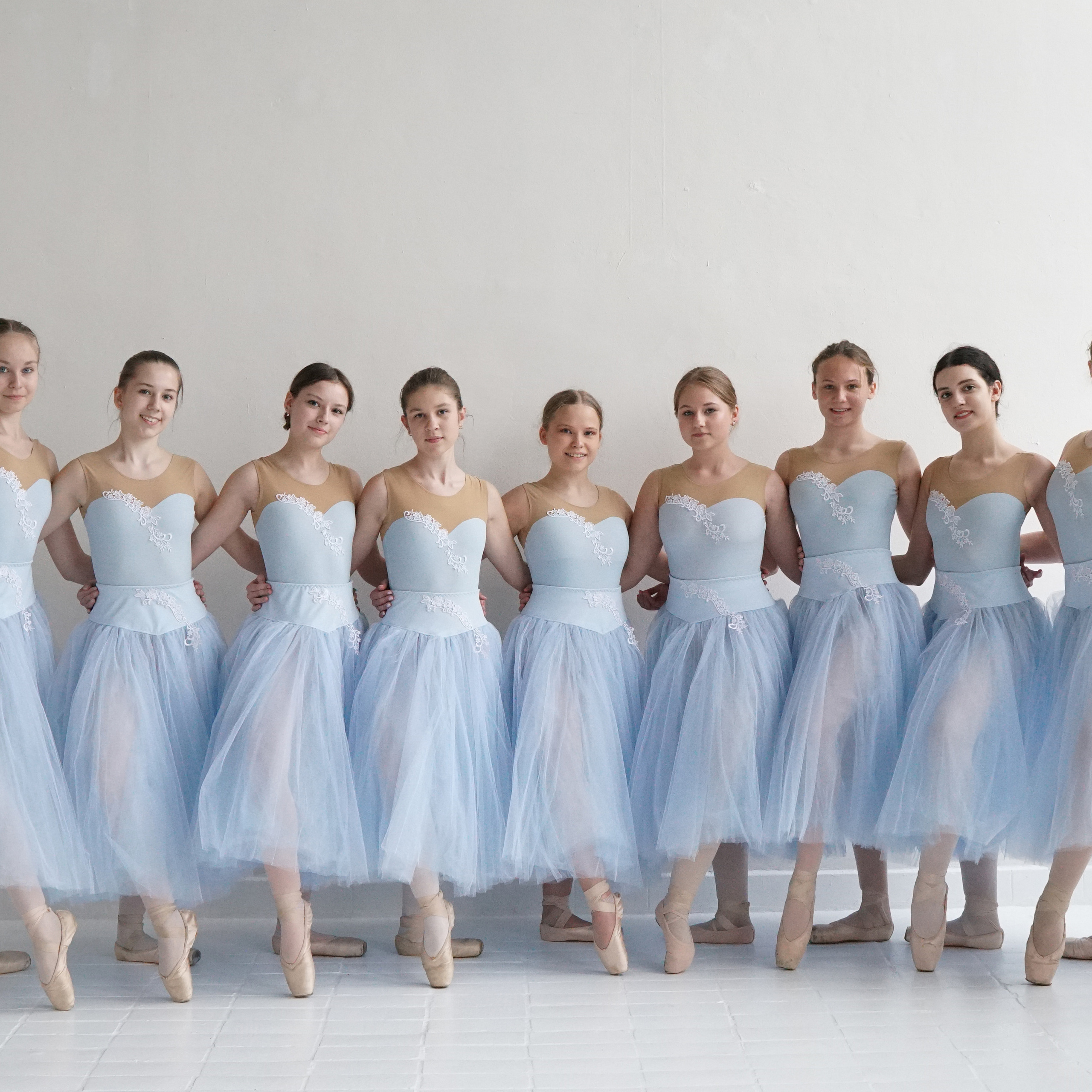 Съемка учениц балетной студии Подснежник