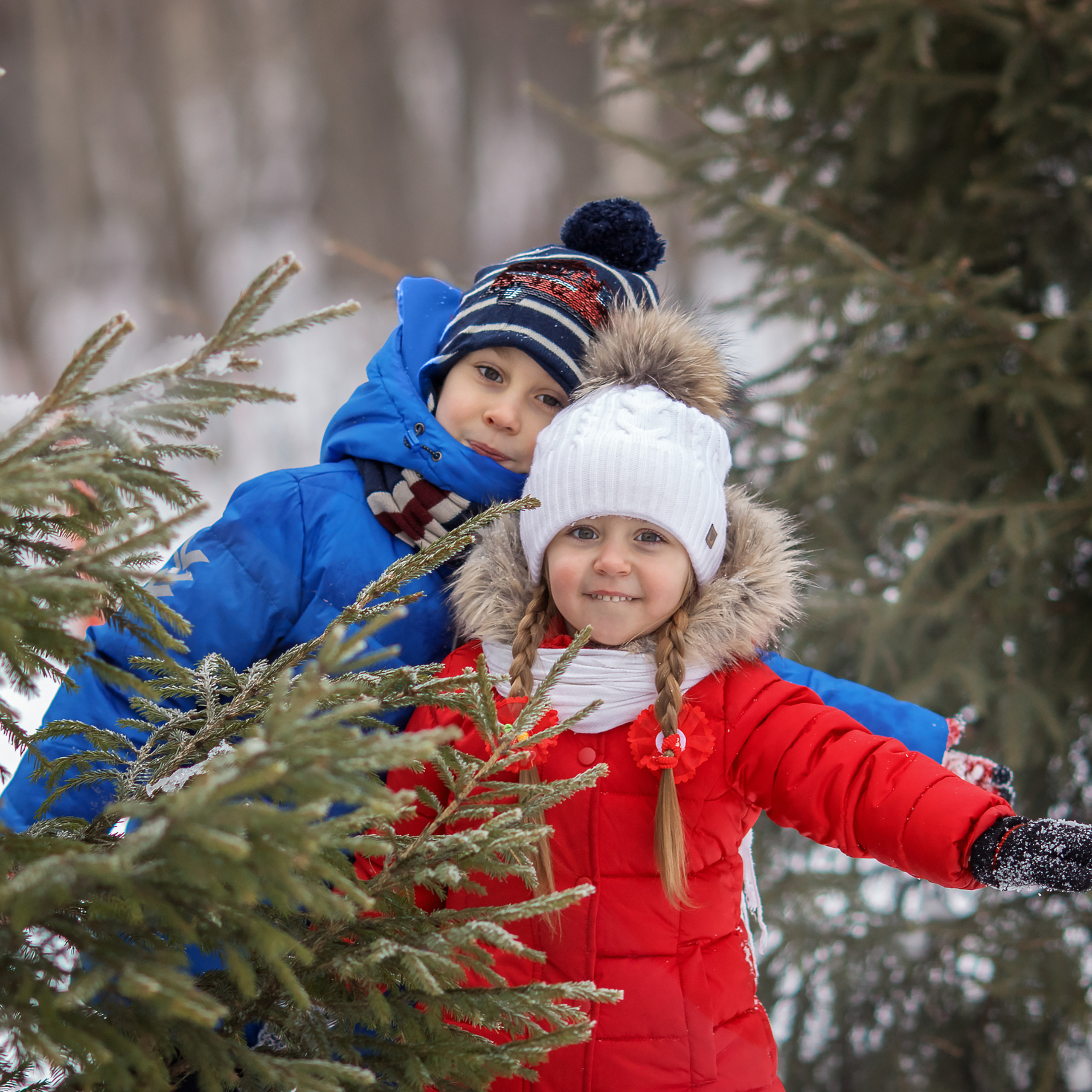 Зимняя прогулка. Семейный и детский фотограф в Ярославле Абрамов Артём