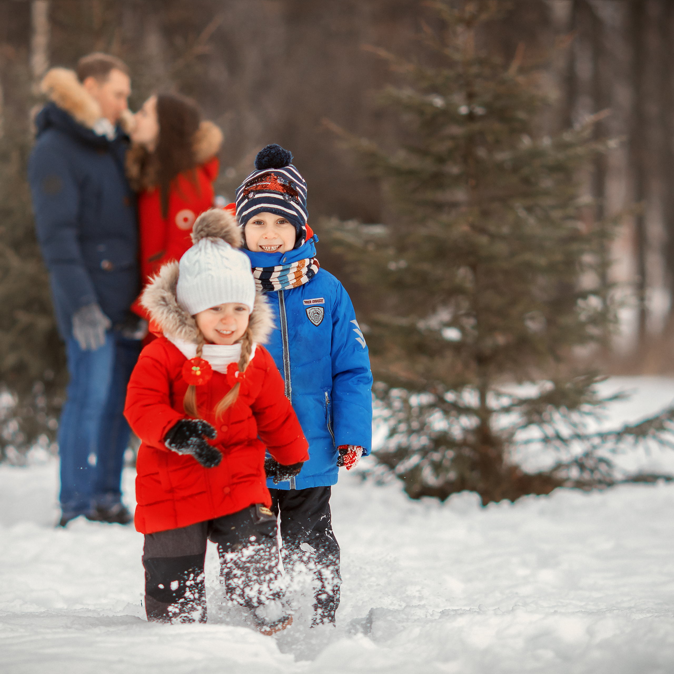 Зимняя прогулка. Семейный и детский фотограф в Ярославле Абрамов Артём