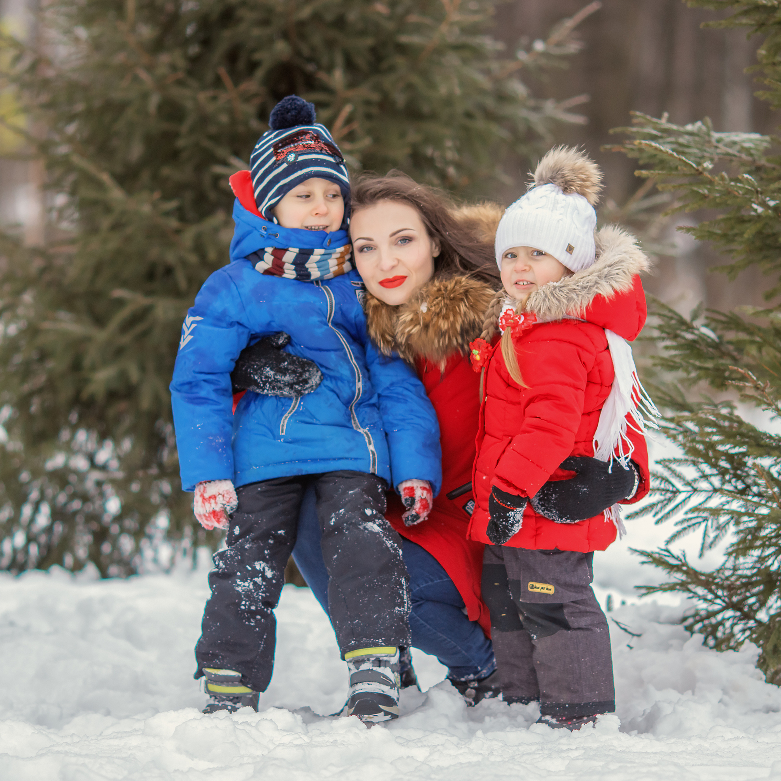 Зимняя прогулка. Семейный и детский фотограф в Ярославле Абрамов Артём