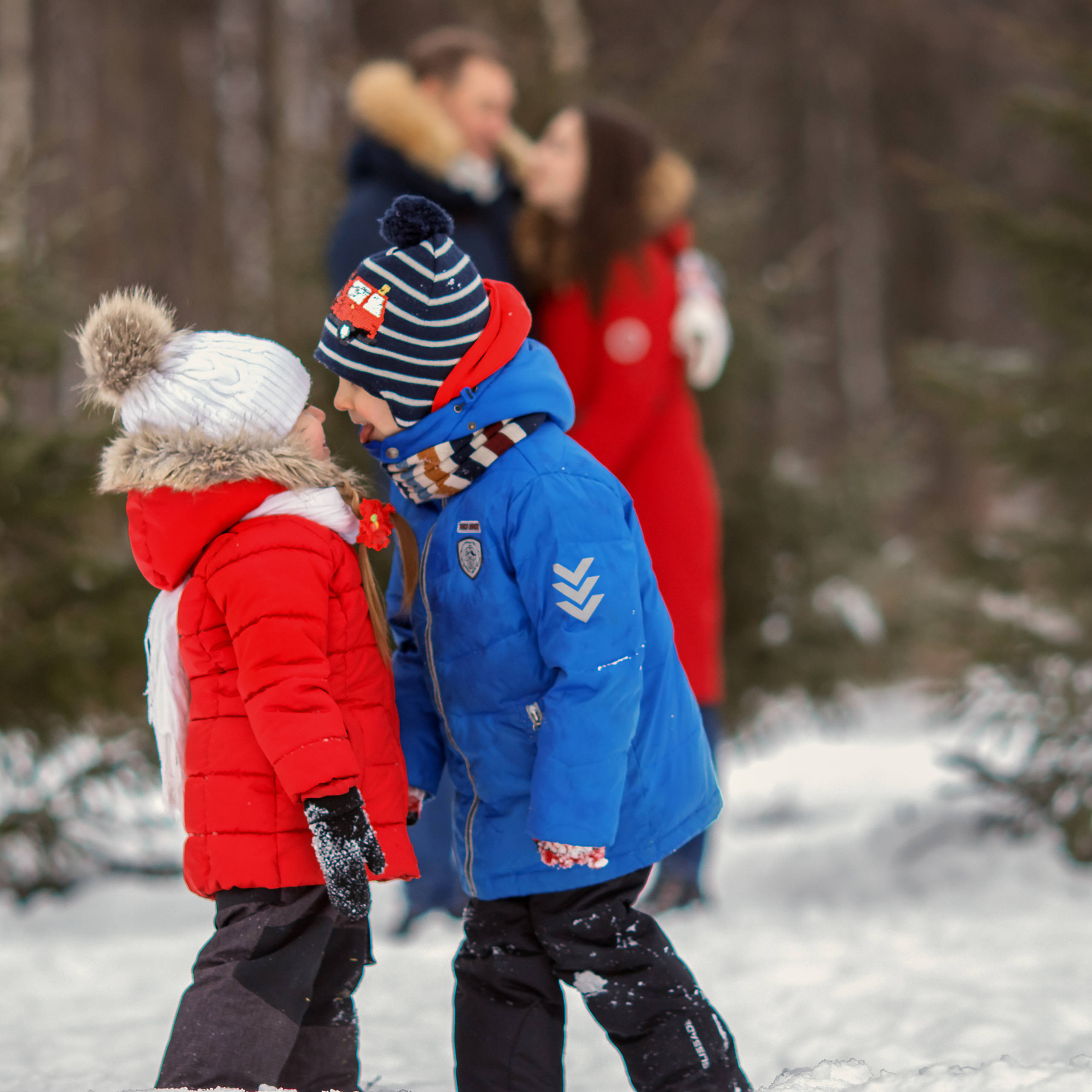 Зимняя прогулка. Семейный и детский фотограф в Ярославле Абрамов Артём