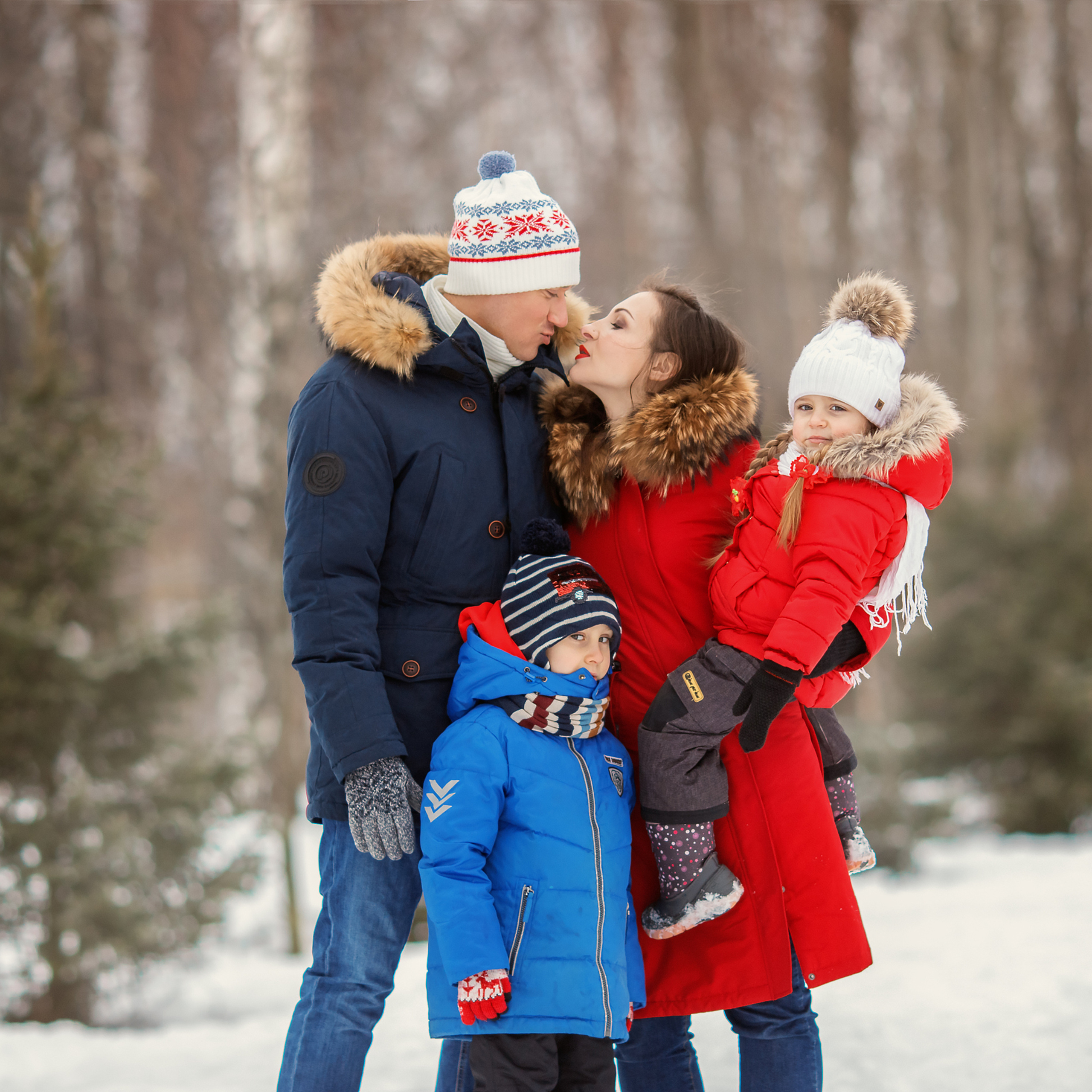 Зимняя прогулка. Семейный и детский фотограф в Ярославле Абрамов Артём