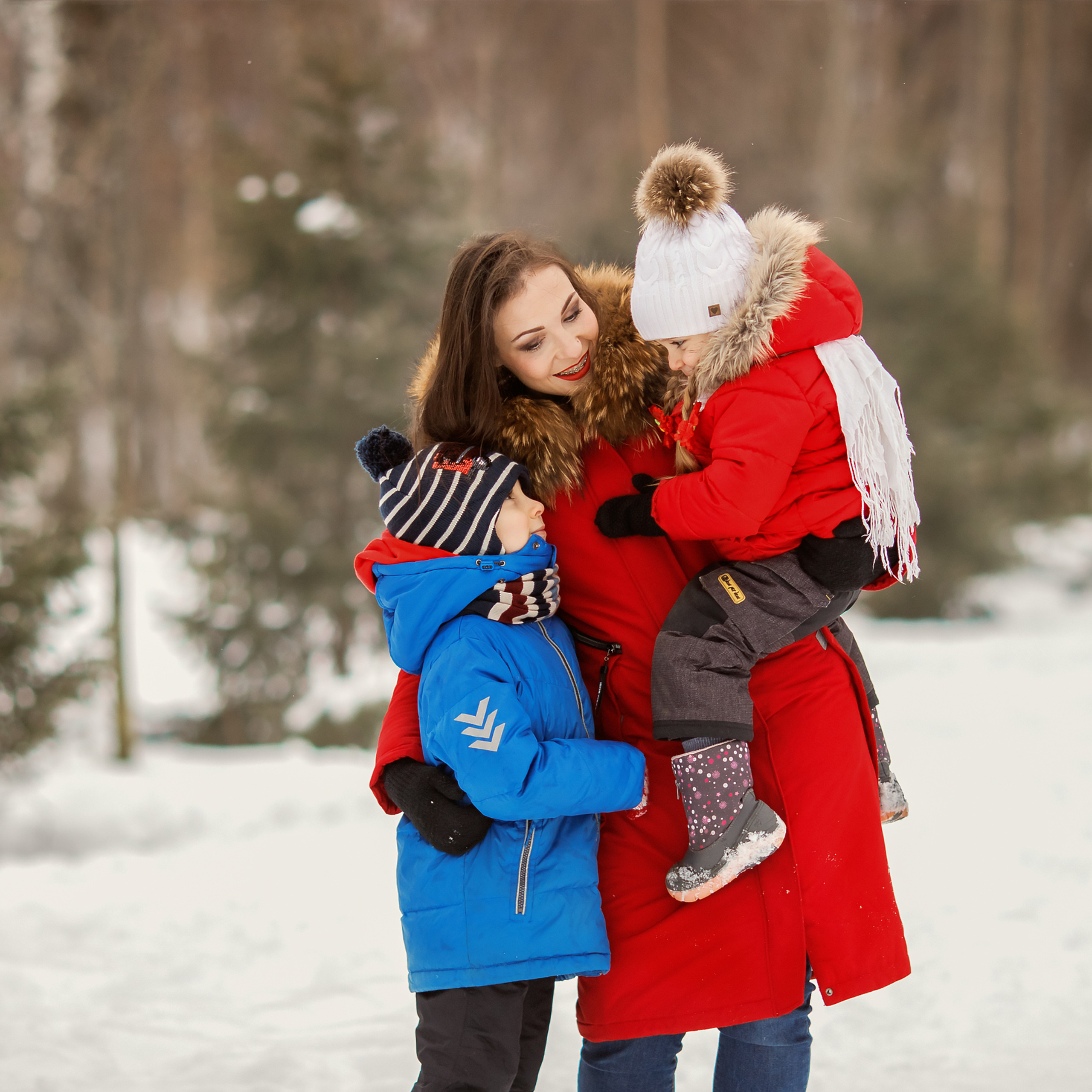 Зимняя прогулка. Семейный и детский фотограф в Ярославле Абрамов Артём