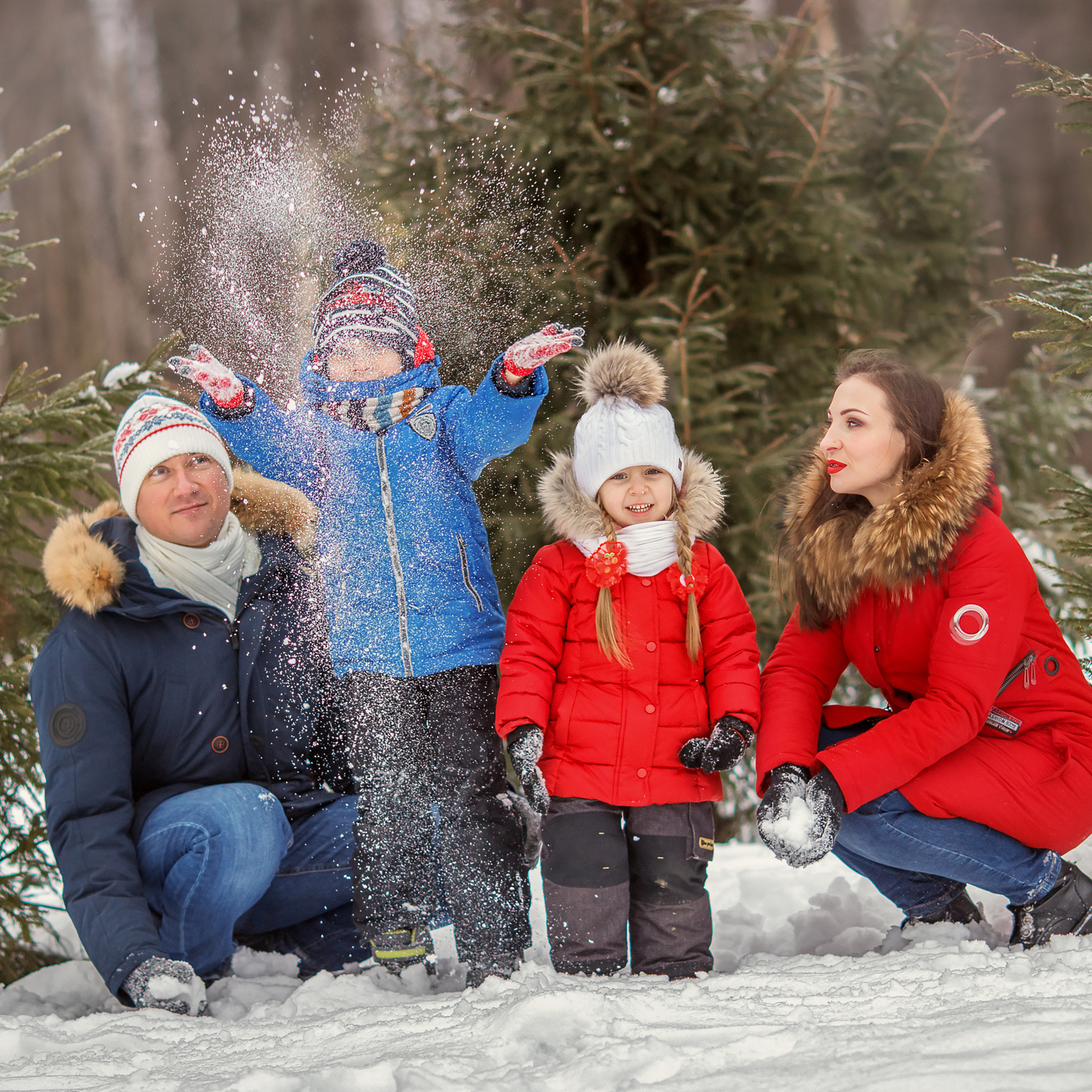 Зимняя прогулка. Семейный и детский фотограф в Ярославле Абрамов Артём