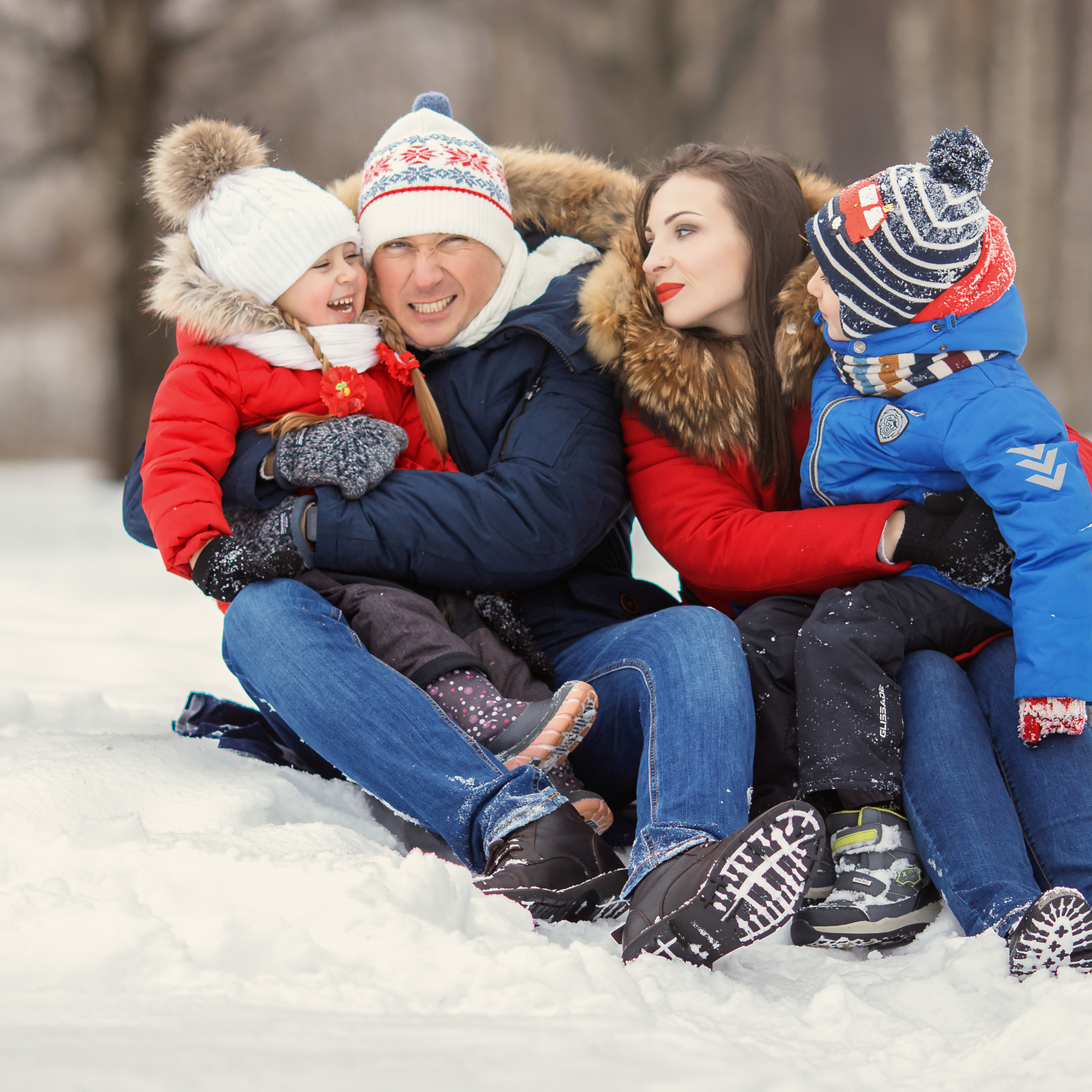 Зимняя прогулка. Семейный и детский фотограф в Ярославле Абрамов Артём