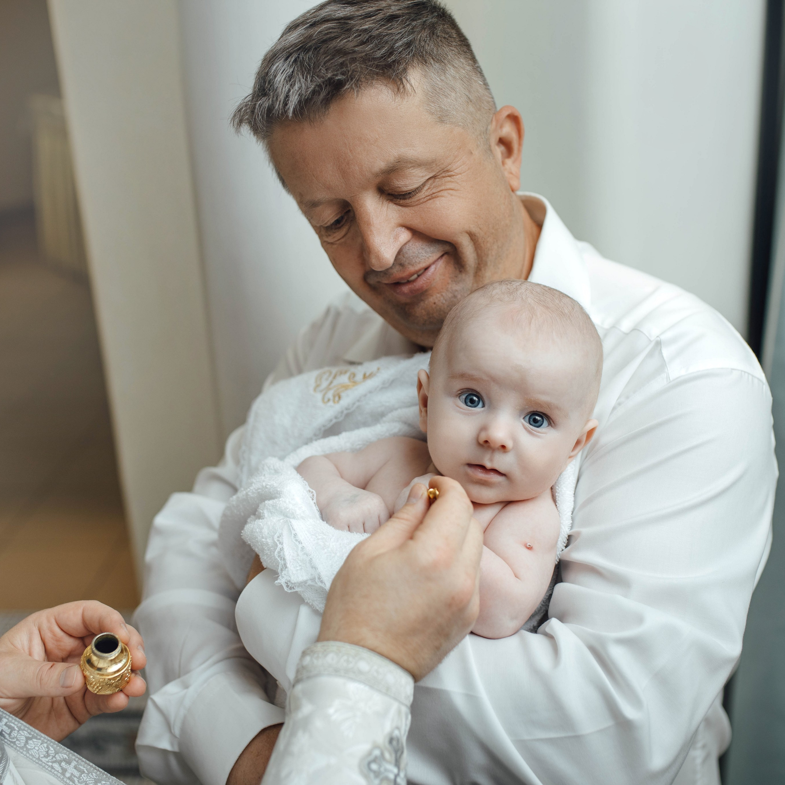 Крещение Михаила, храм Святой Троицы, июнь 2025