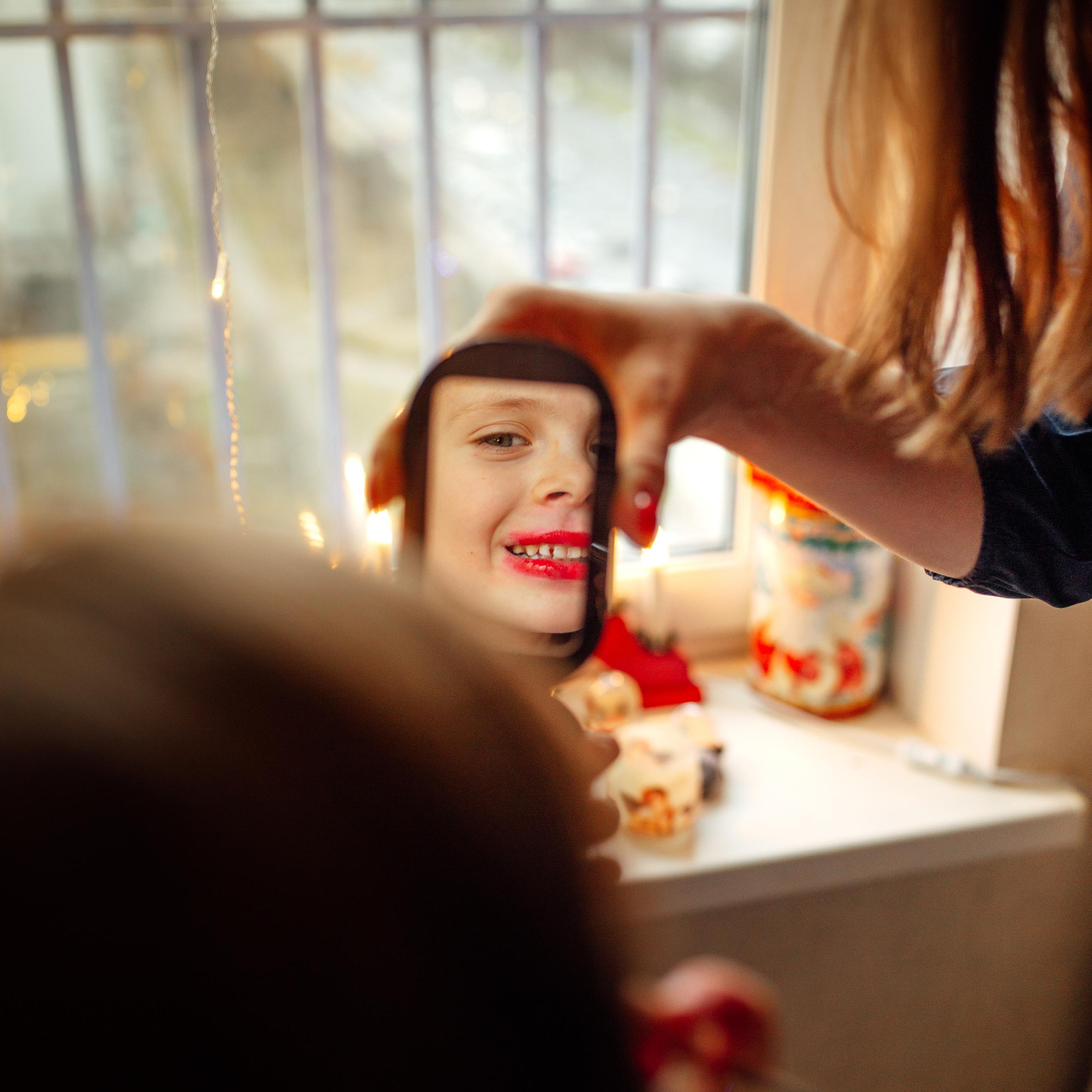 Новогодняя шалость, дочкиматери